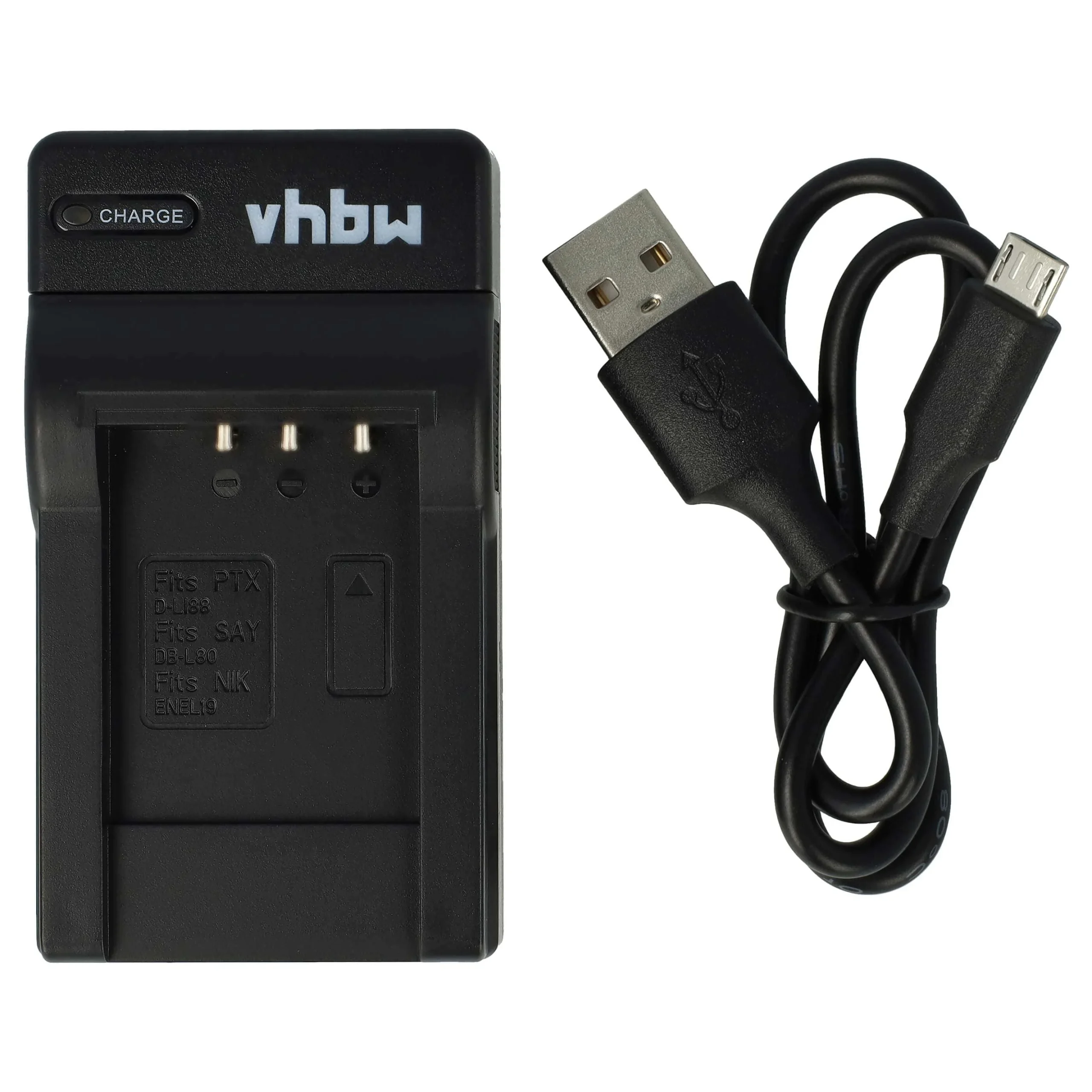 Chargeur USB-C + câble USB-C remplace Nikon MH-66 pour appareil photo Nikon - 0,5 A