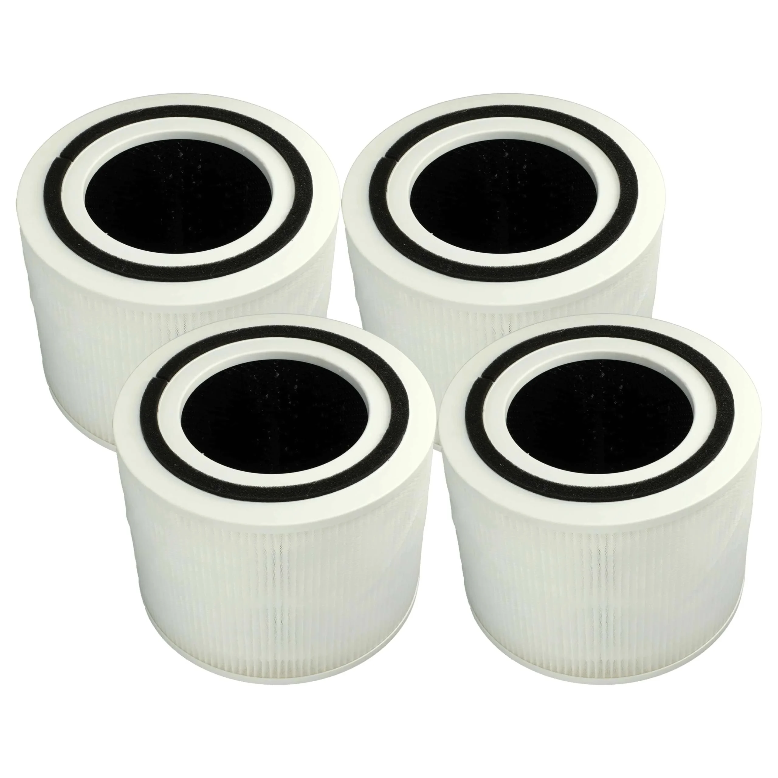 4x Filtre remplace Levoit 817915027073 pour purificateur Levoit- préfiltre + HEPA + charbon actif en nylon