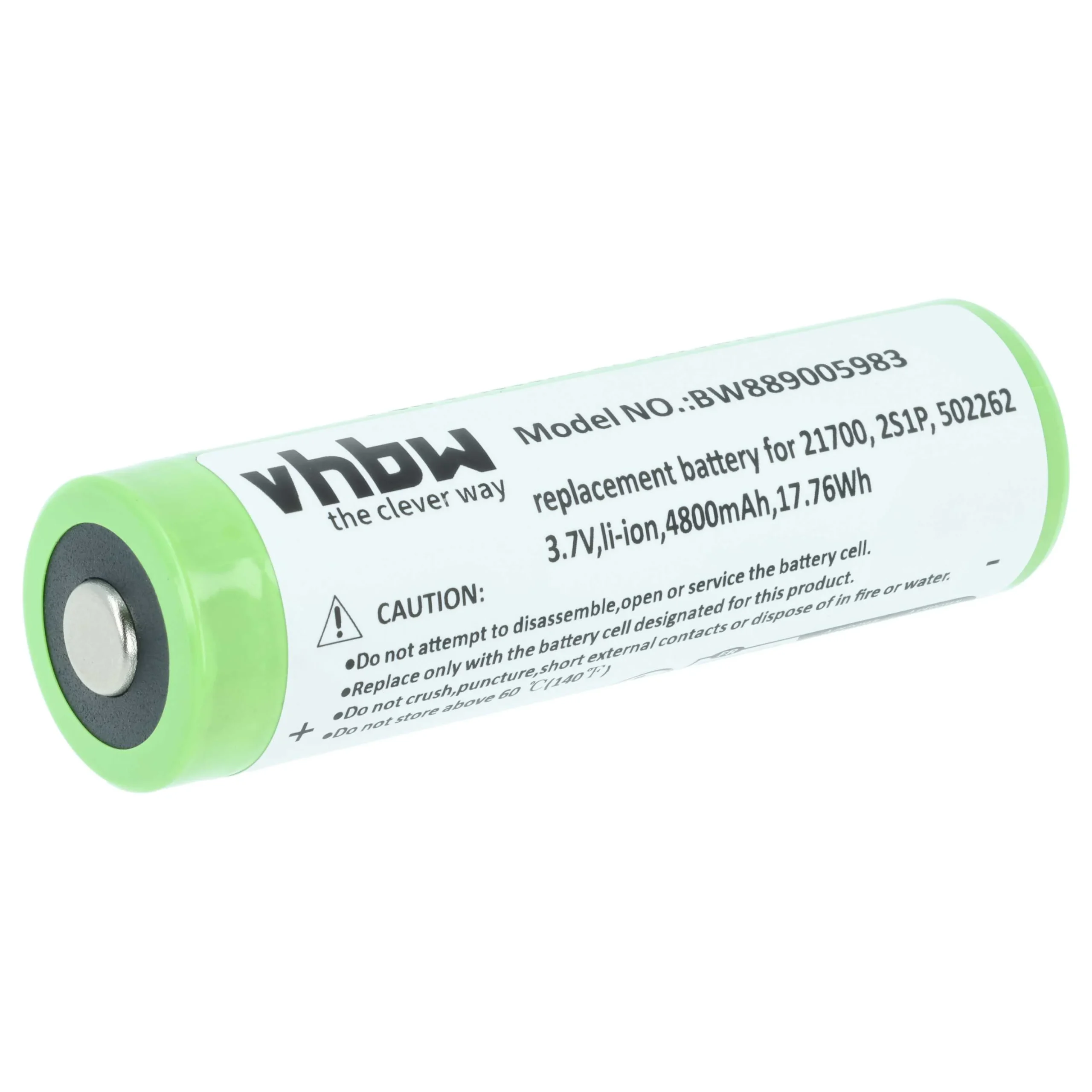 Batterie remplace Ledlenser 2S1P, 502262 lampe de poche Ledlenser - 4800mAh 3,7V Li-ion