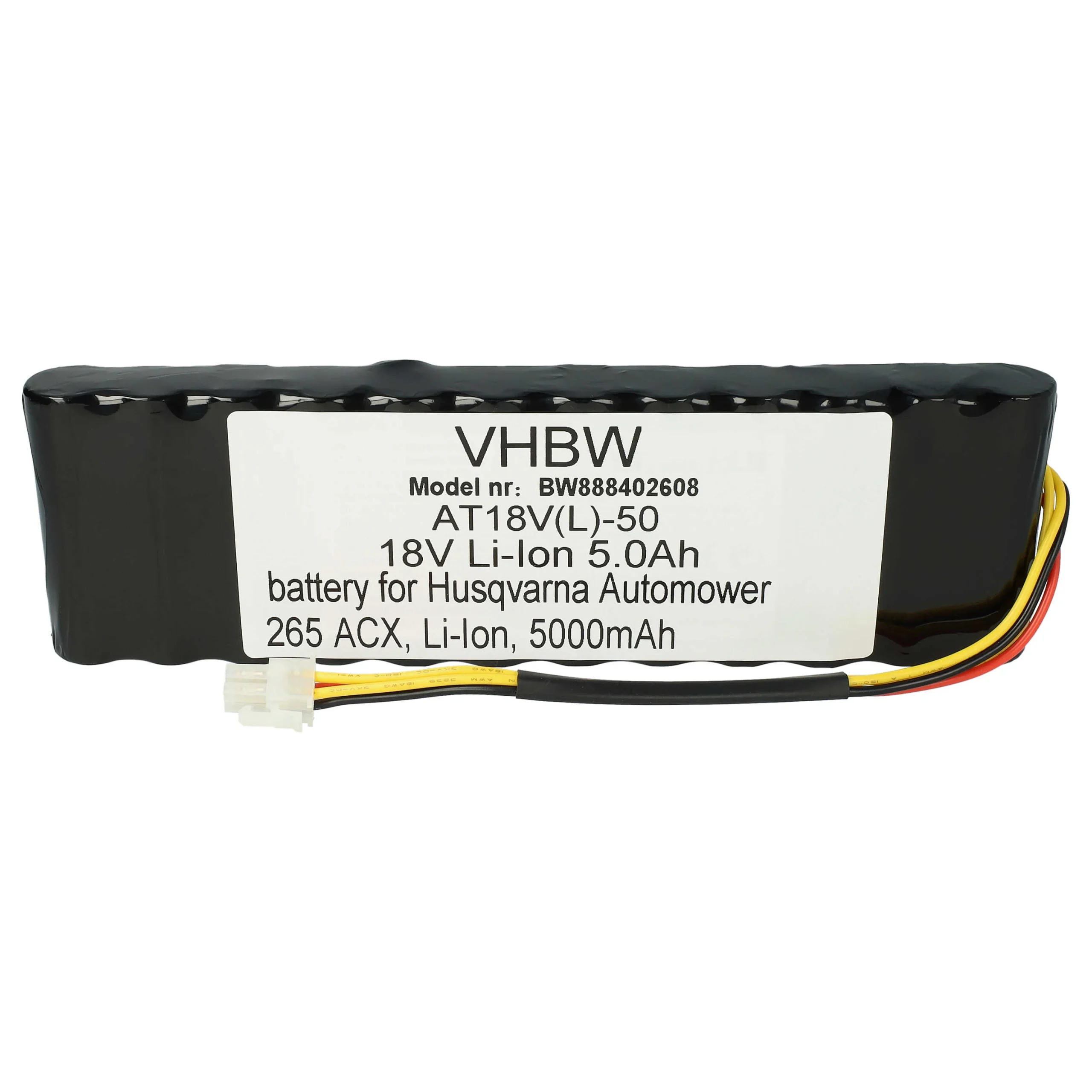Batterie remplace Husqvarna 578 84 87-01, 578 84 87-02 pour outil de jardinage - 5000mAh 18V Li-ion