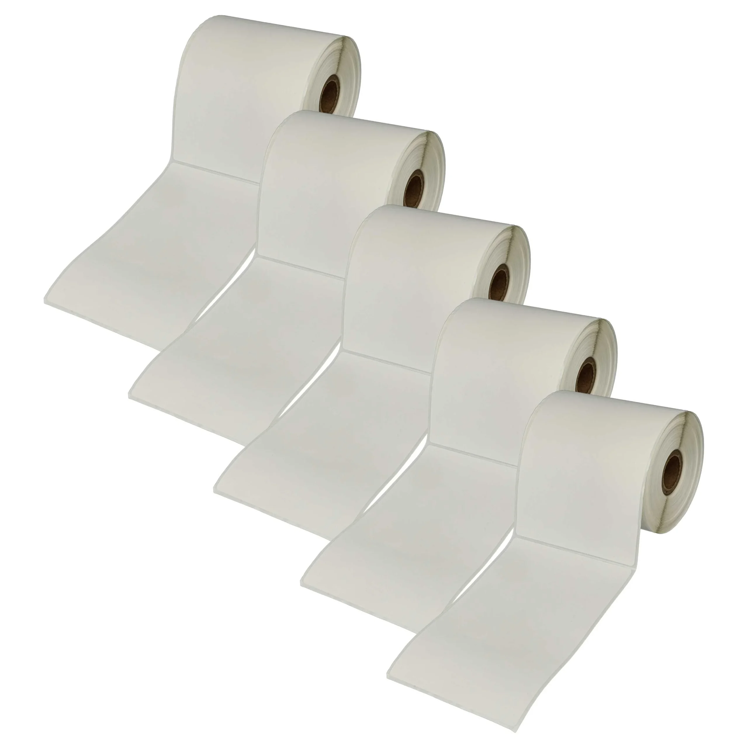 5x Étiquette remplacent Brother RD-S02E1 pour imprimante étiqueteuse - 152mm x 102mm