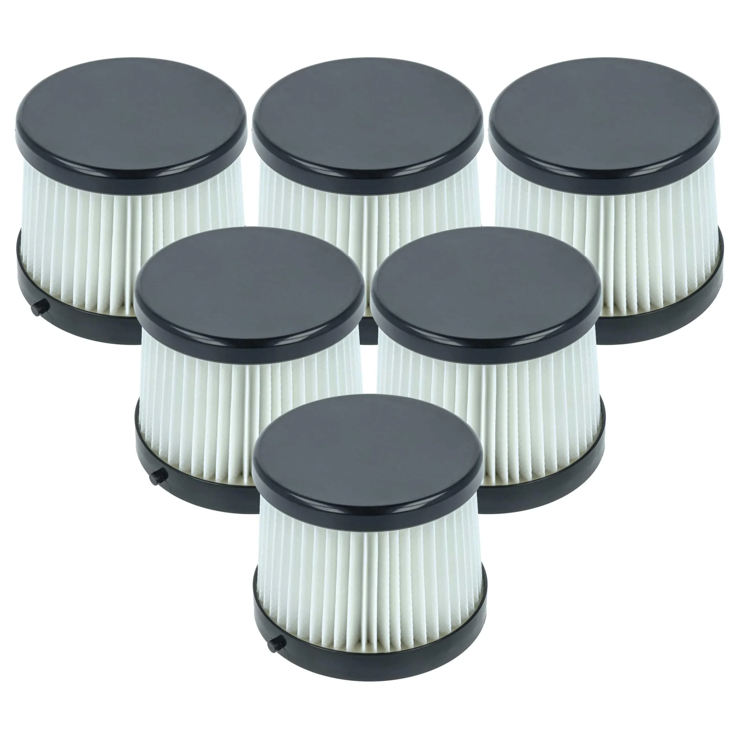 6x Filtres pour aspirateur Dewalt DCV5011H, DCV501HB - filtre HEPA