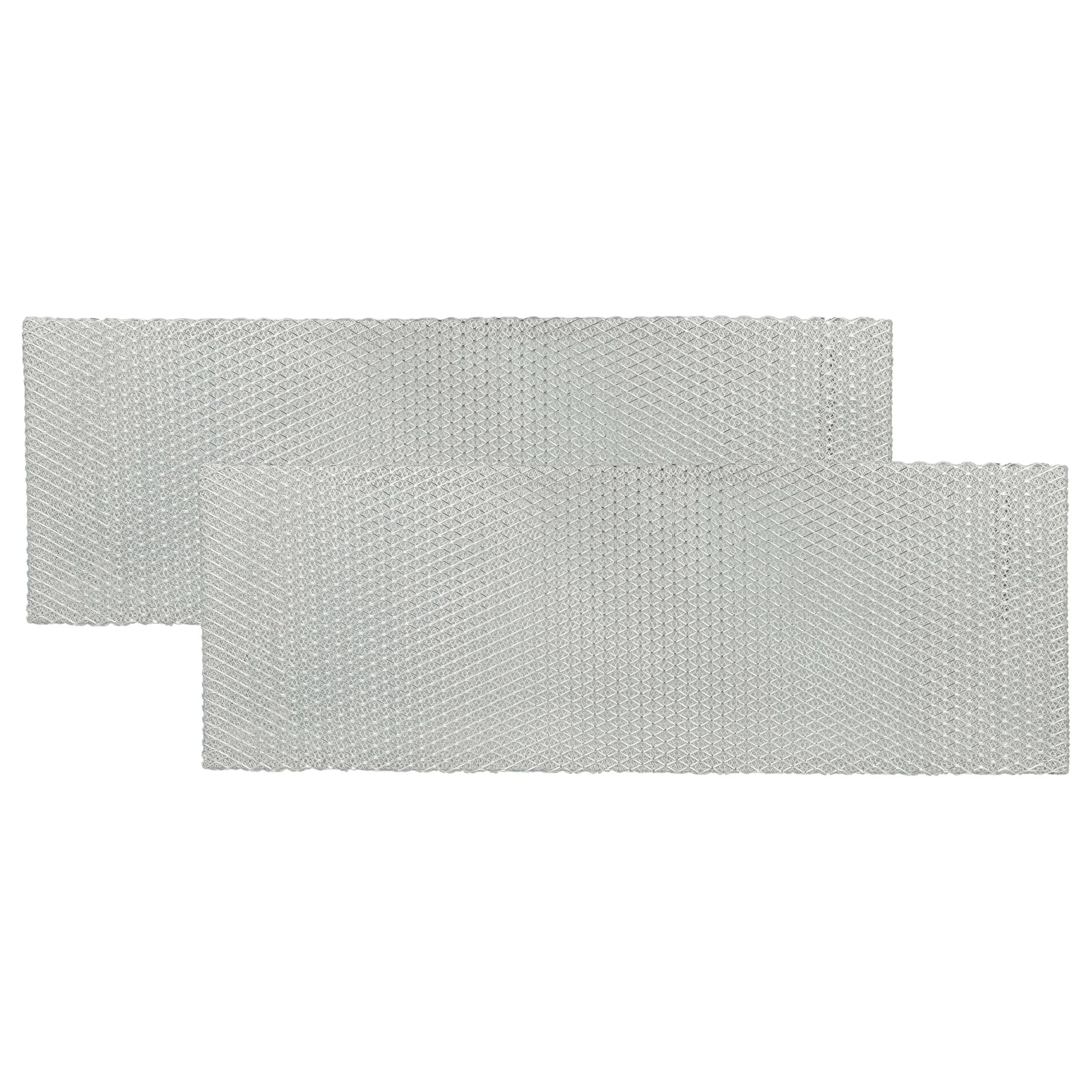 2x Filtres métal remplace Bauknecht 481948048232 pour hotte aspirante - Accessoires appareils ménagers