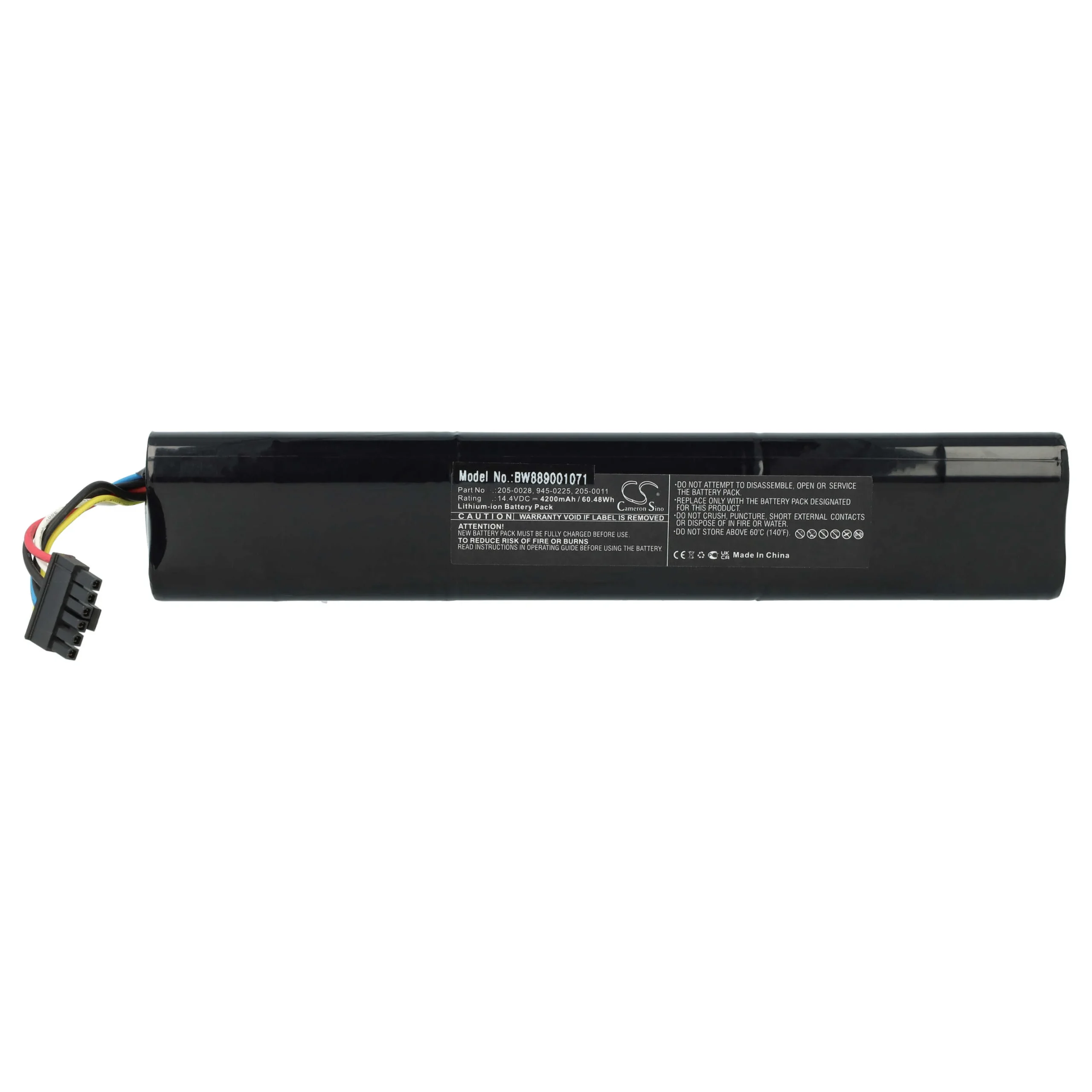 Batterie remplace Neato 205-0011, 205-0013, 4INR19/65-2 pour aspirateur Neato - 4200mAh 14,4V Li-ion