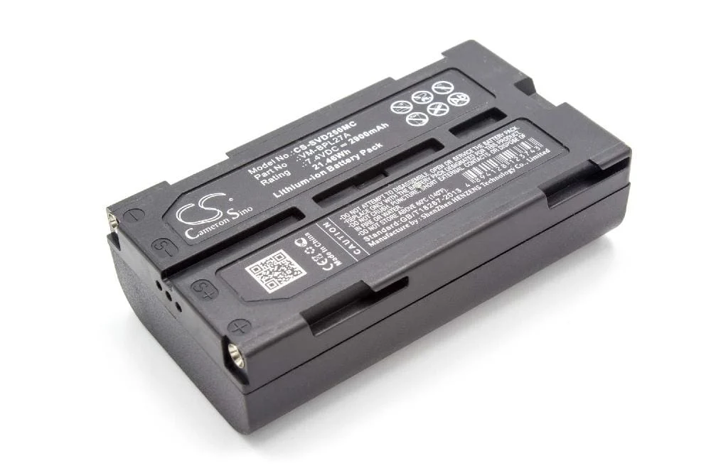 Batterie remplace Hitachi VM-BPL13J, VM-BPL13A, VM-BPL13, M-BPL30 pour caméscope Hitachi- 2900mAh 7,4V Li-ion