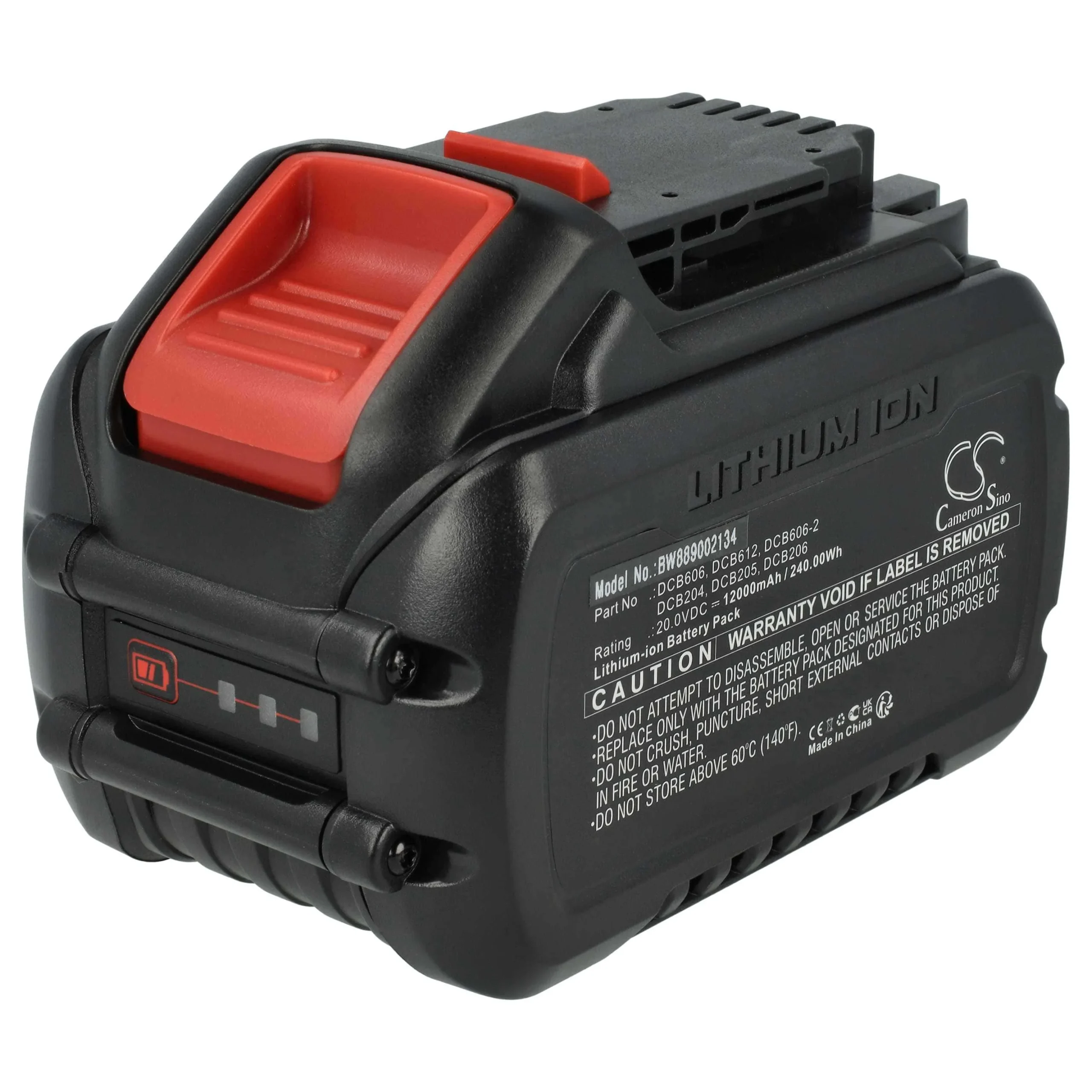 Batterie remplace Dewalt 60V Max, 20V/60V Max Flexvolt, 20V Max outil électrique Graco - 12Ah 20V Li-ion