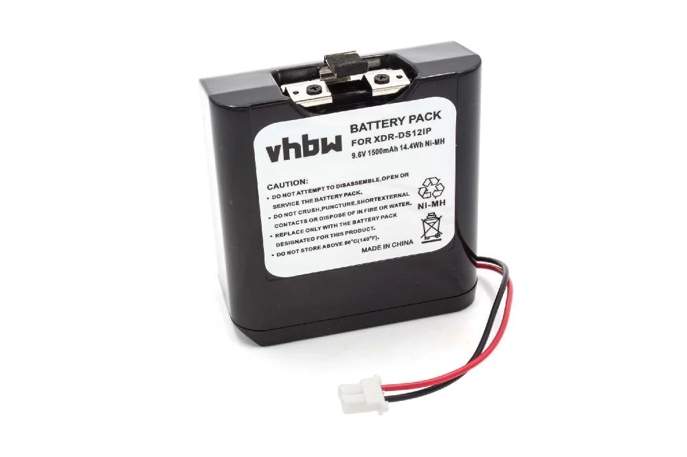 Batterie remplace Sony NH-2000RDP enceinte Sony - 1500mAh 9,6V NiMH
