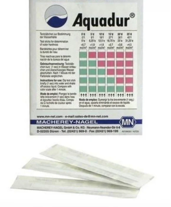 5 bandelettes test dureté de l'eau - LAVE LINGE