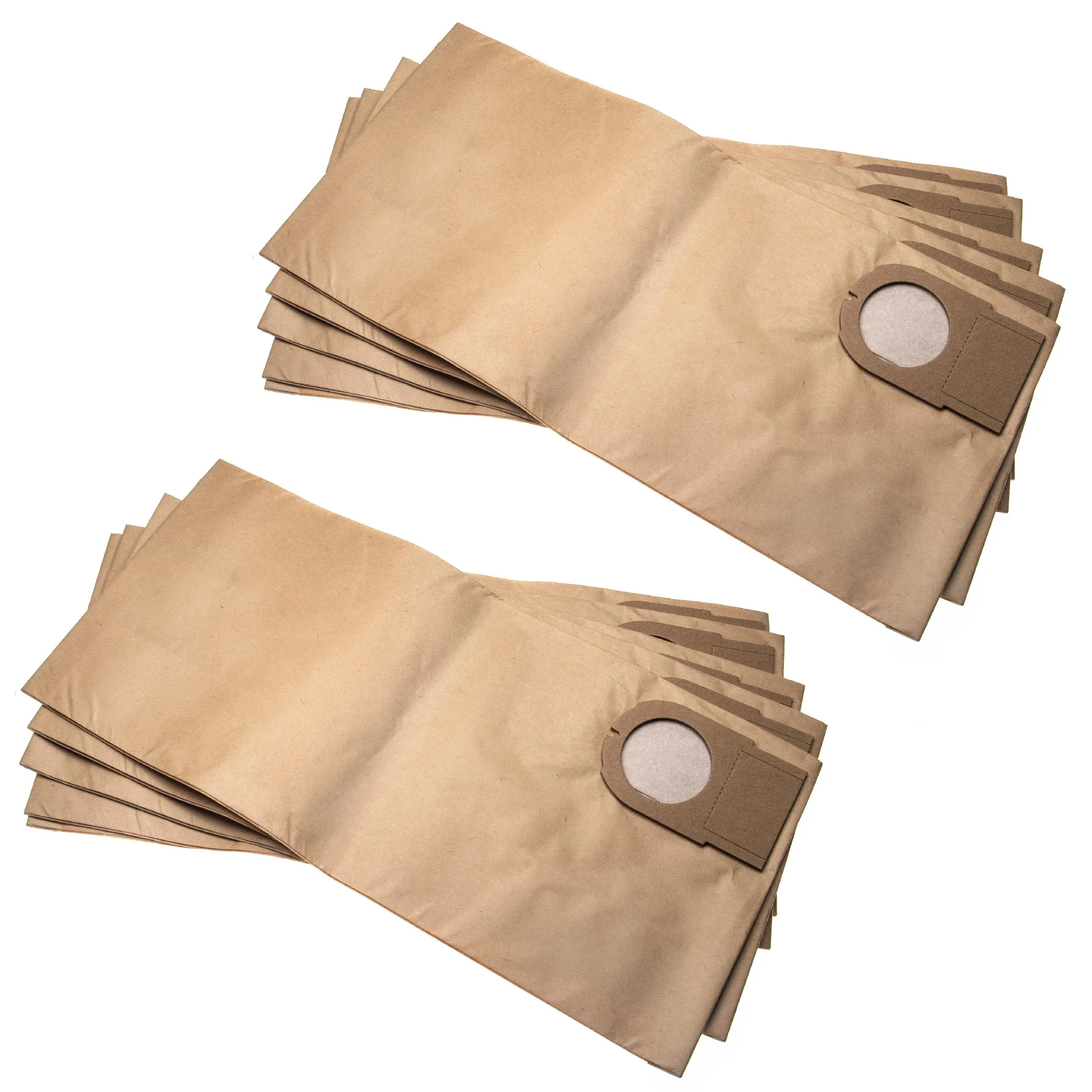 10x Sac remplace Metabo 6.31348, 631348000 pour aspirateur Metabo - papier