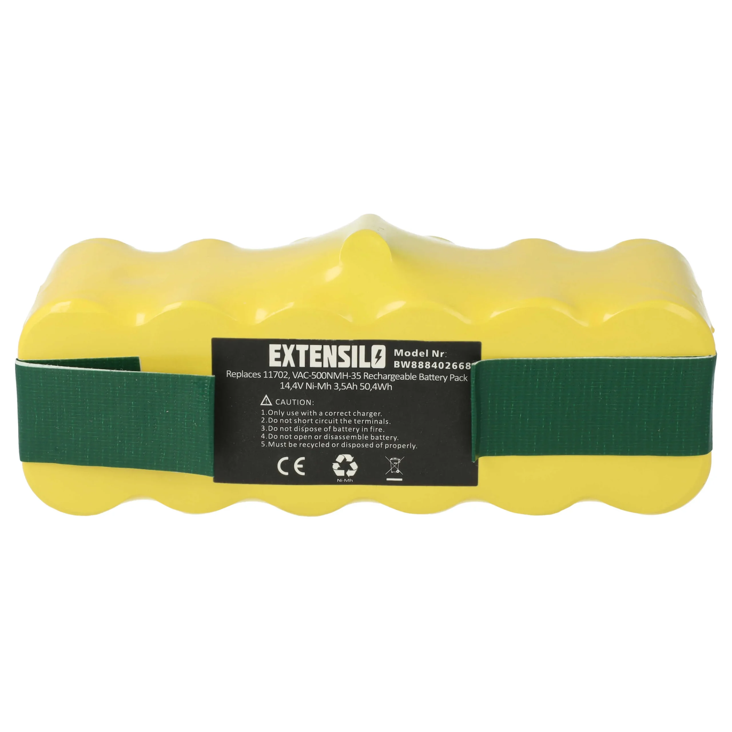 Batterie remplace 80501e, 11702, 68939, 80501, 4419696 pour robot aspirateur iRobot - 3500mAh 14,4V NiMH