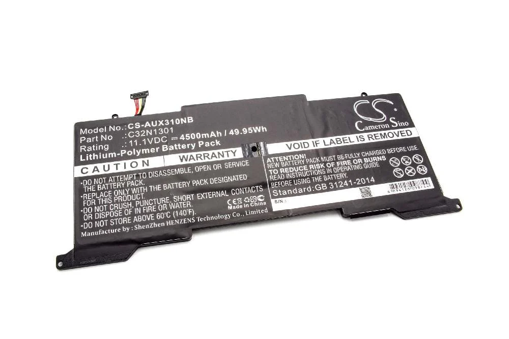 Batterie remplace Asus 0B200-00510000, C32N1301 pour ordinateur portable Asus- 4500mAh 11,1V Li-polymère