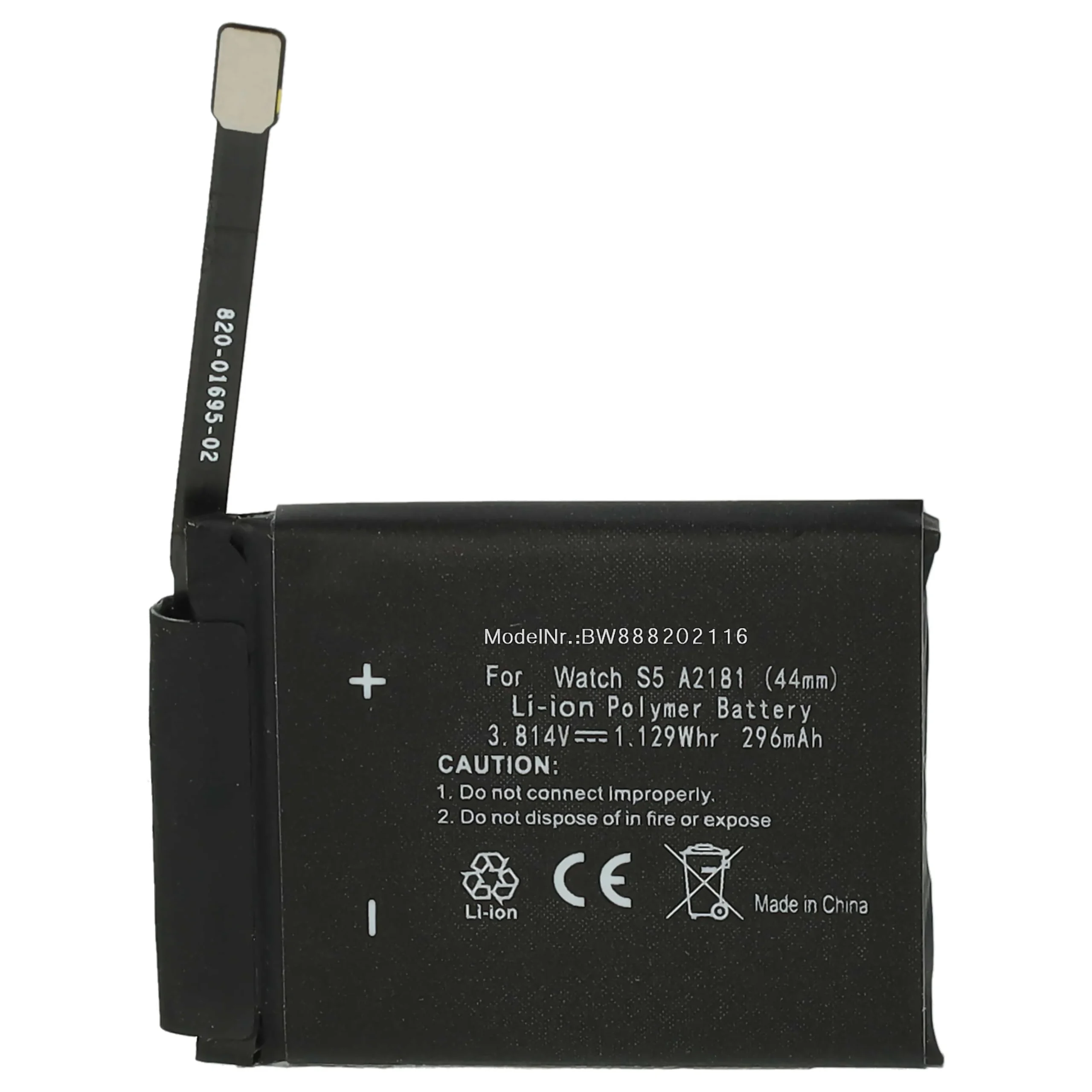 Batterie remplace Apple A2181 montre connectée - 296mAh 3,81V Li-polymère + outils