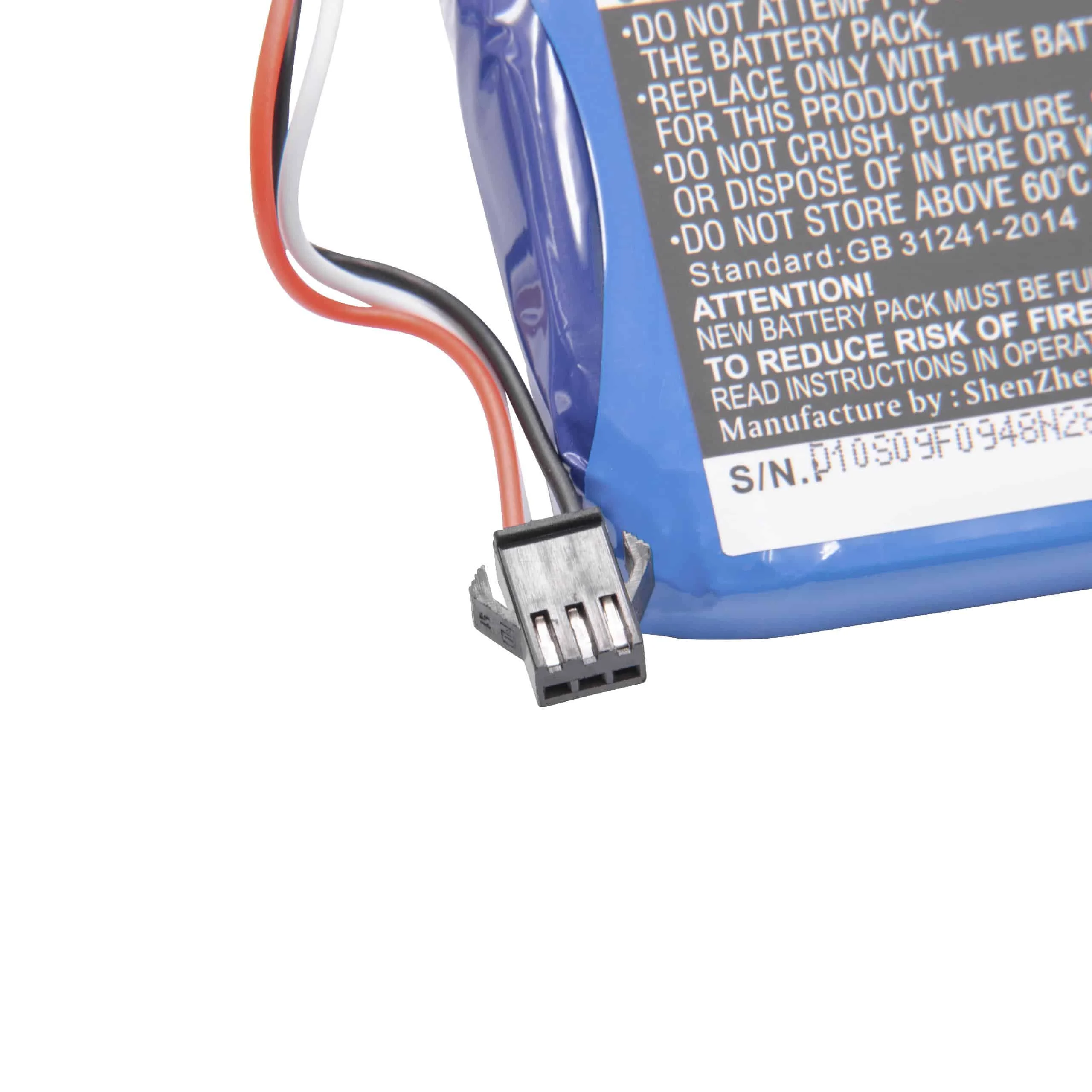 Batterie remplace Extech PL707080, BATT-74V outil de mesure Extech - 4500mAh 7,4V Li-polymère
