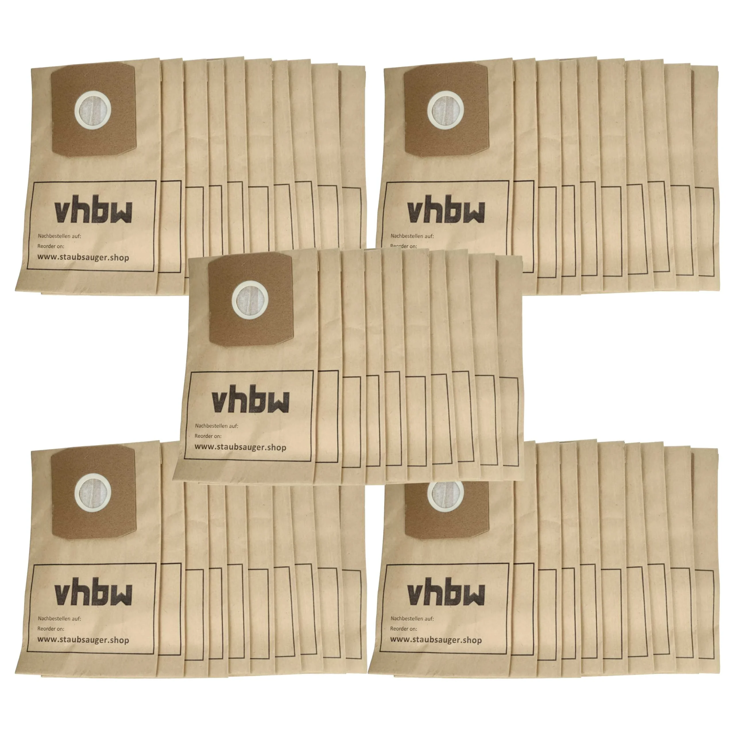 50x Sac remplace Daewoo SB200, SB80, SB70 pour aspirateur Thomas - papier