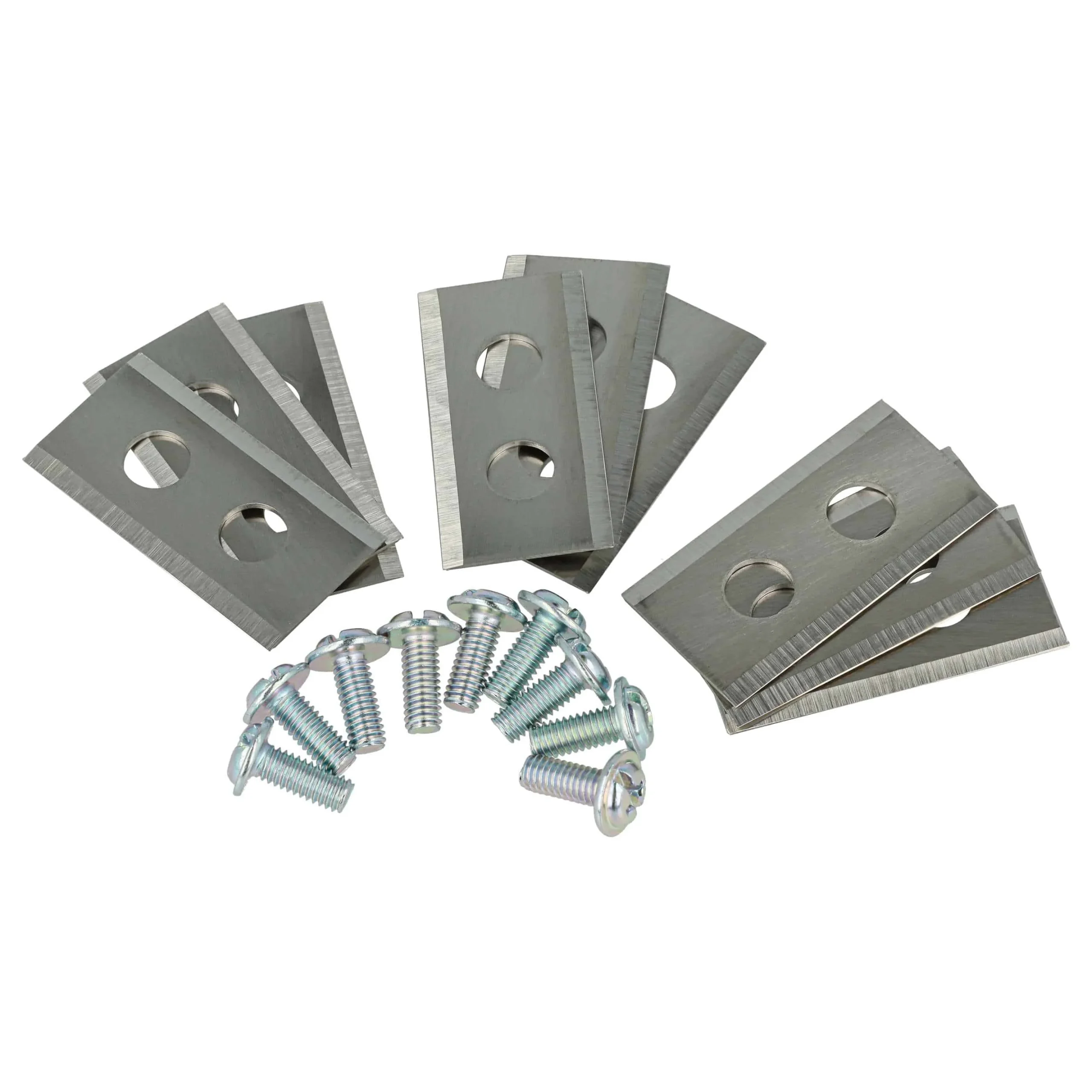 9x Lames remplace Worx WA0789 pour tondeuse – Couteaux acier, Silber - Accessoires pour outils