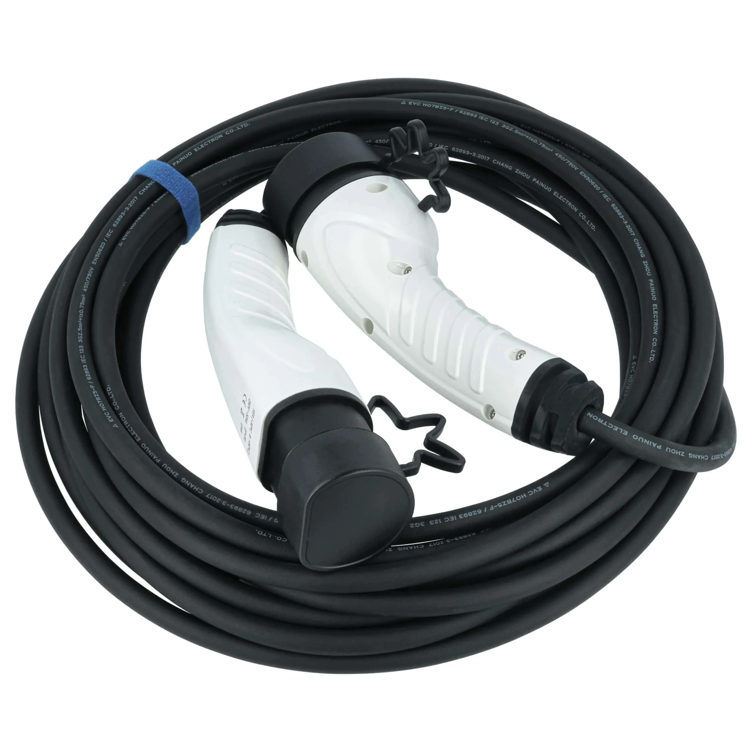 Câble de recharge - Type 2 vers type 2, monophasé, 16 A, 3,5 kW, 10 m