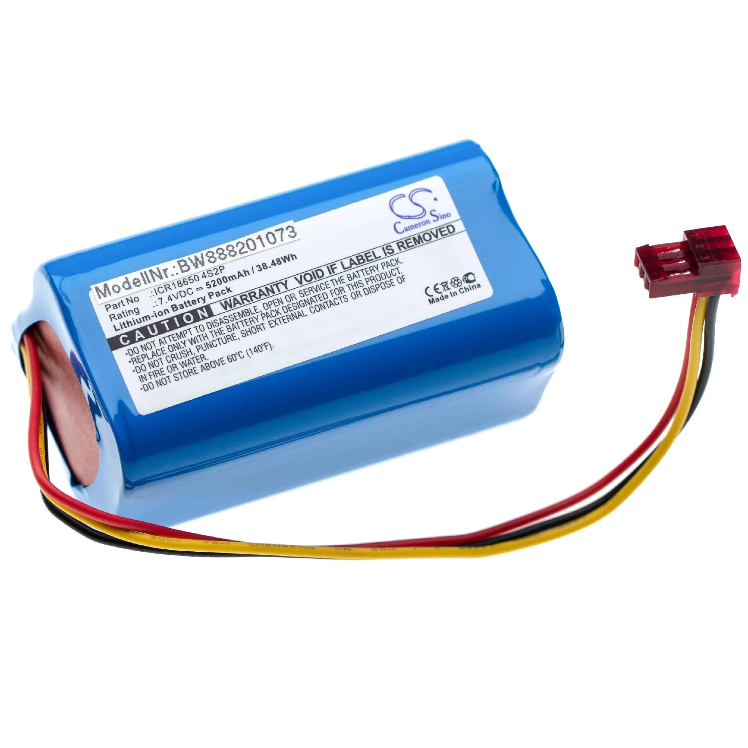 Batterie remplace Lazer Runner ICR18650 2S2P, batterie Li-Ion 4 cellules 6800mAh pistolet laser