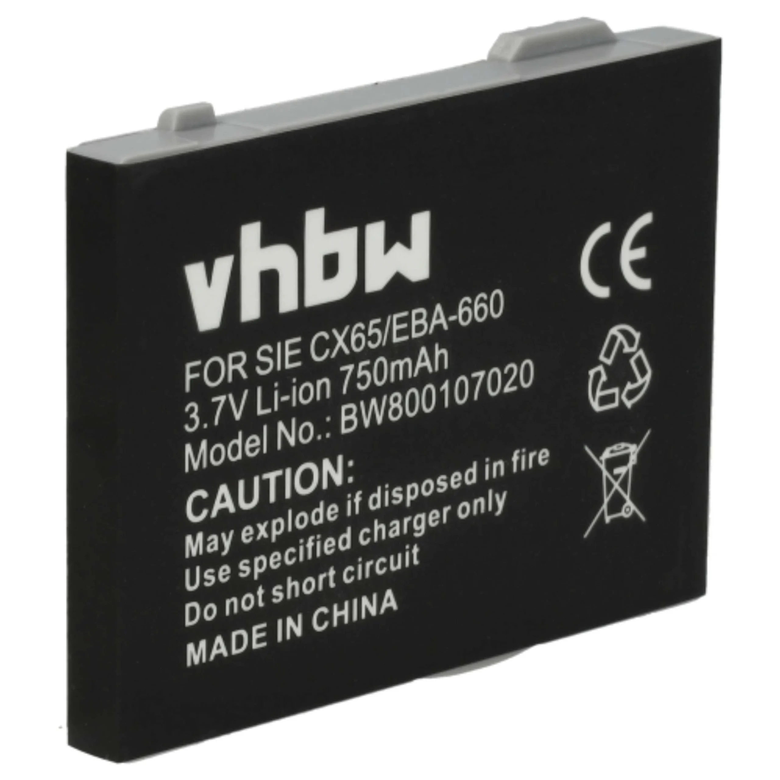 Batterie remplace Siemens L50645-K1310-X363, V30145-K1310-X363 pour téléphone Unify - 750mAh 3,7V Li-ion