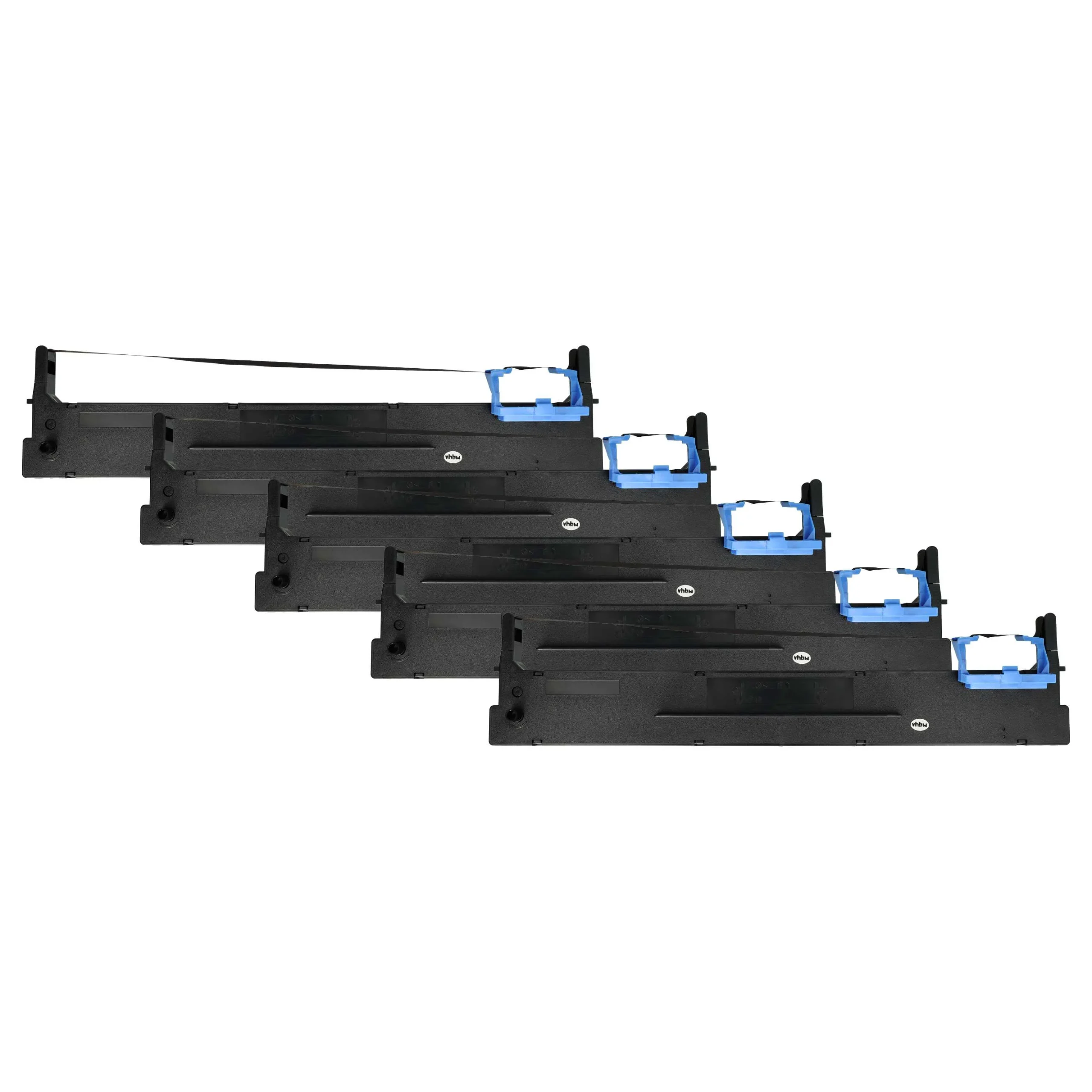 5x Ruban encreur remplace Tally 99031 pour imprimante matricielle / étiquette - noir