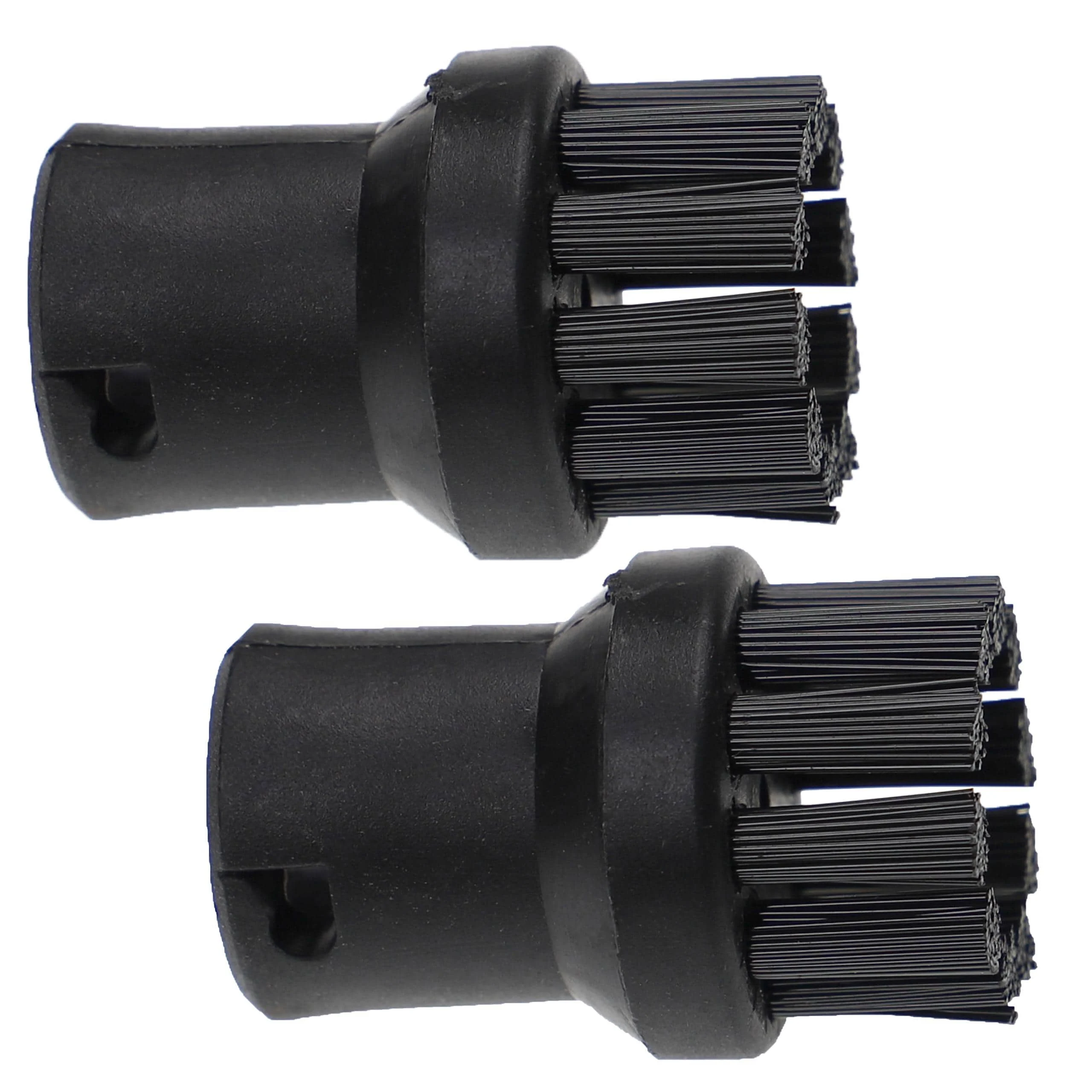2x Brosse ronde remplace Kärcher 2.863-264.0 pour nettoyeur vapeur Kärcher - WEITERE INFOS