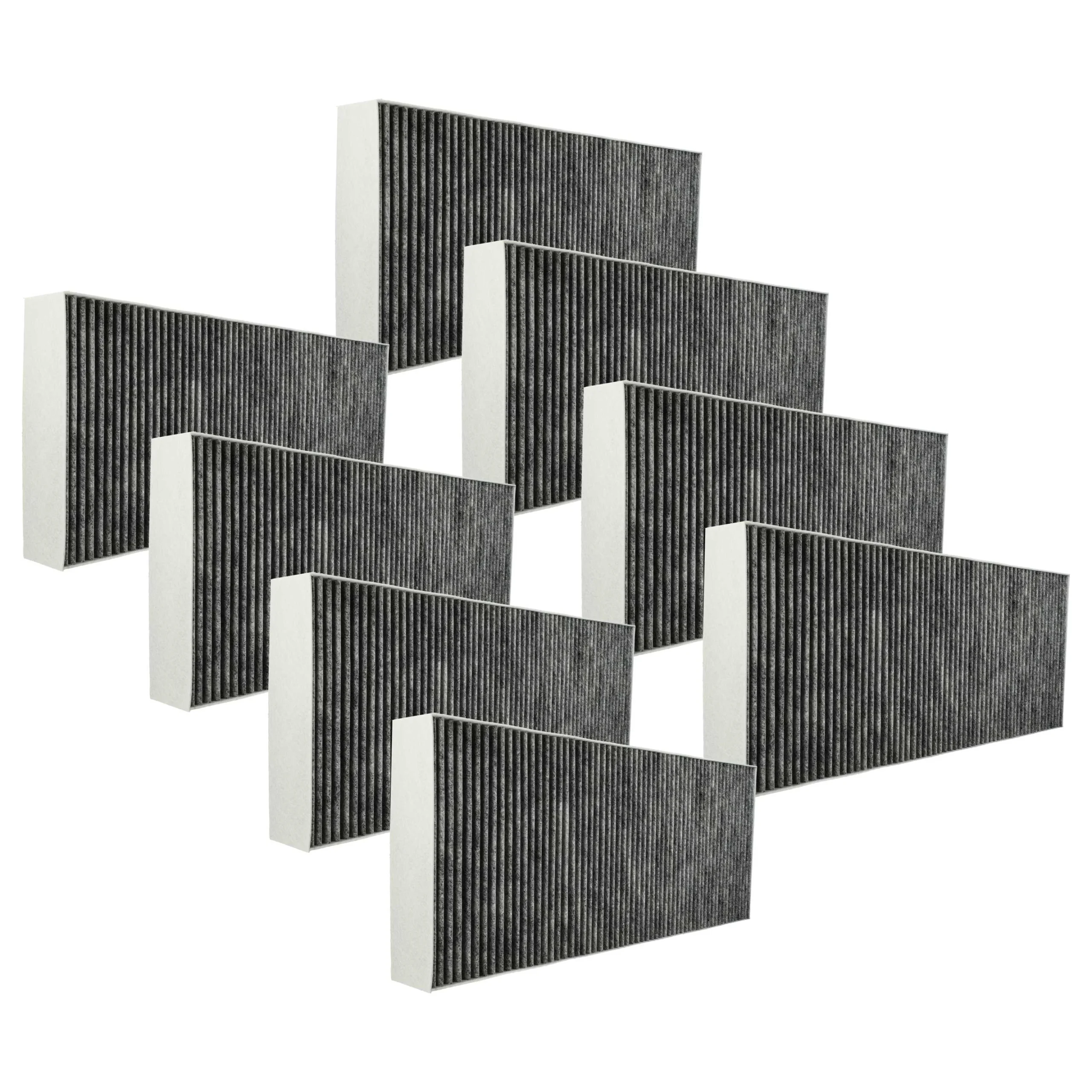 8x Filtres à charbon actif remplace Bosch 9001171882, DWZ1IX1B6, AS-AZKF3900, 17004082 pour hotte Bosch