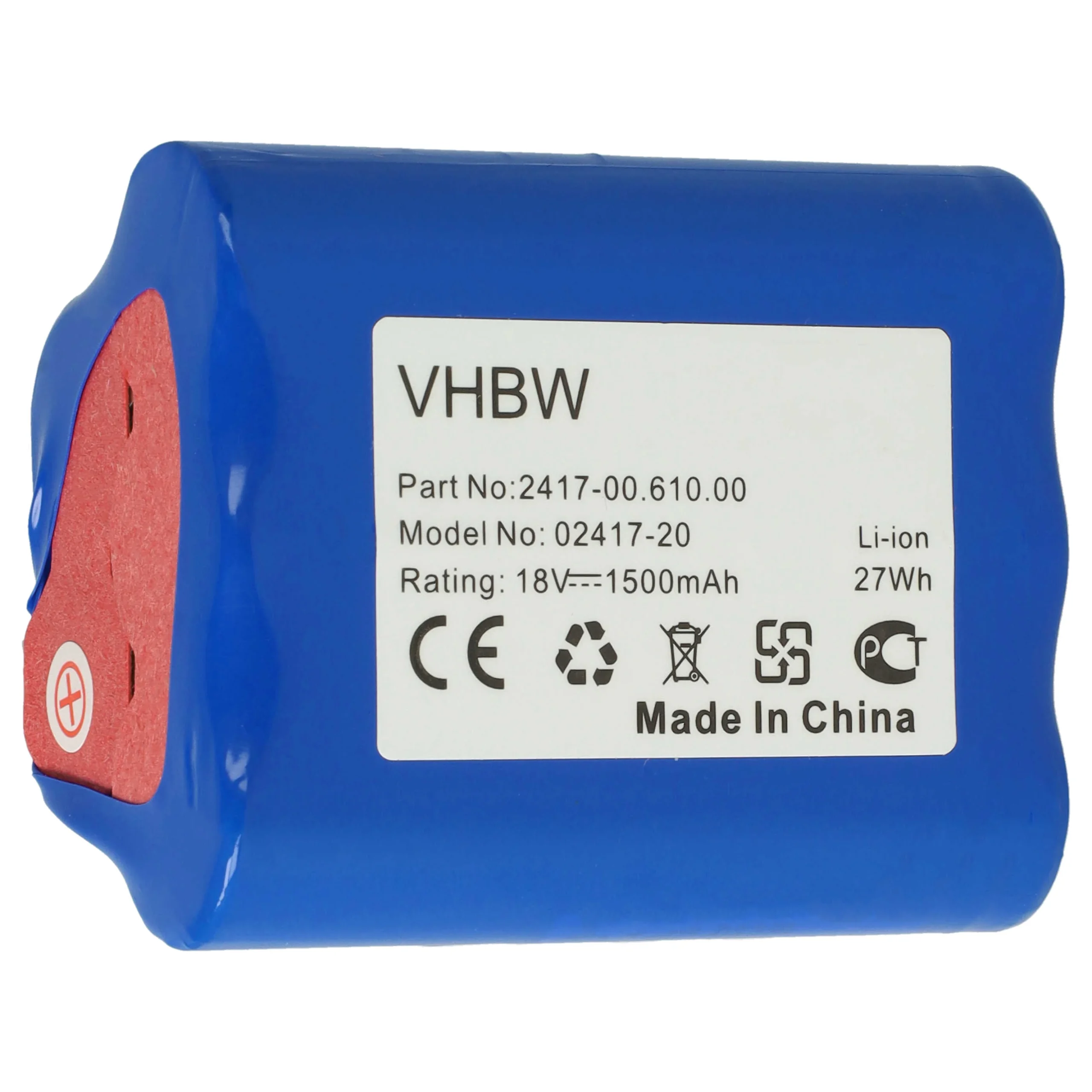 Batterie remplace Gardena 2417-00.610.00 pour outil de jardinage - 1500mAh 18V Li-ion