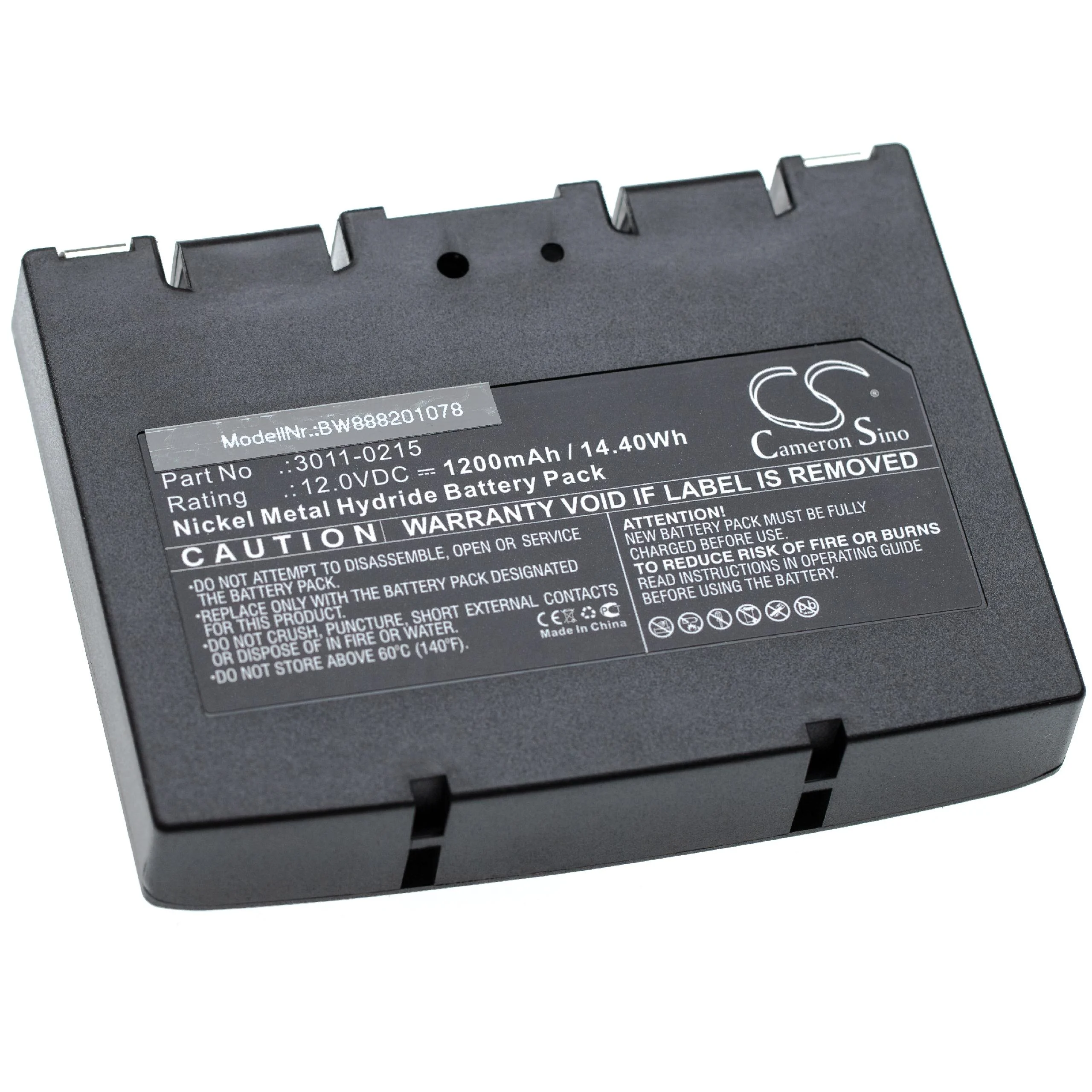 Batterie remplace Minelab 3011-0215 détecteur de métaux - 1200mAh 12V NiMH