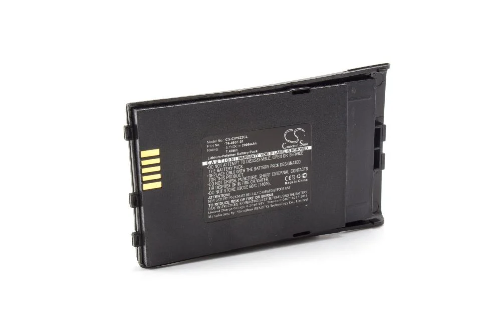 Batterie remplace Cisco 74-4957-01 Rev. C1, 74-4957-01 pour téléphone Cisco - 2000mAh 3,7V Li-polymère