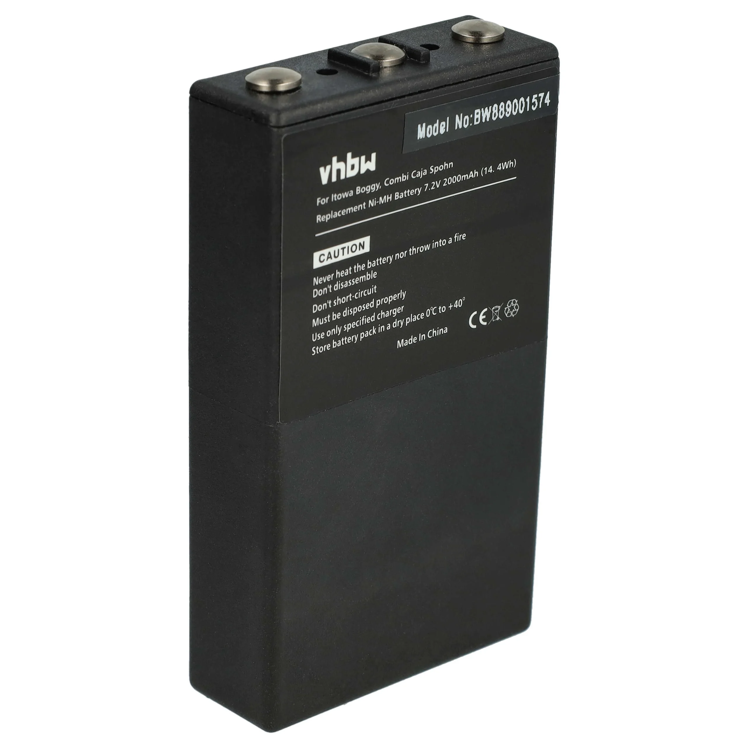 Batterie remplace Itowa BT7216MH - 2000mAh 7,2V NiMH
