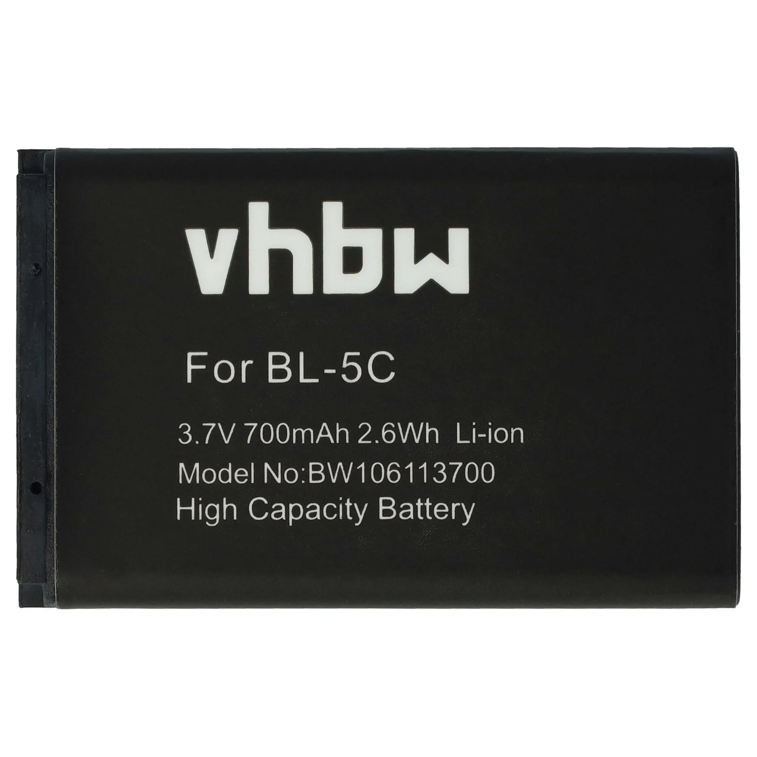 Batterie remplace Emporia BAT-C120 téléphone portable Simvalley - 700mAh 3,7V Li-ion