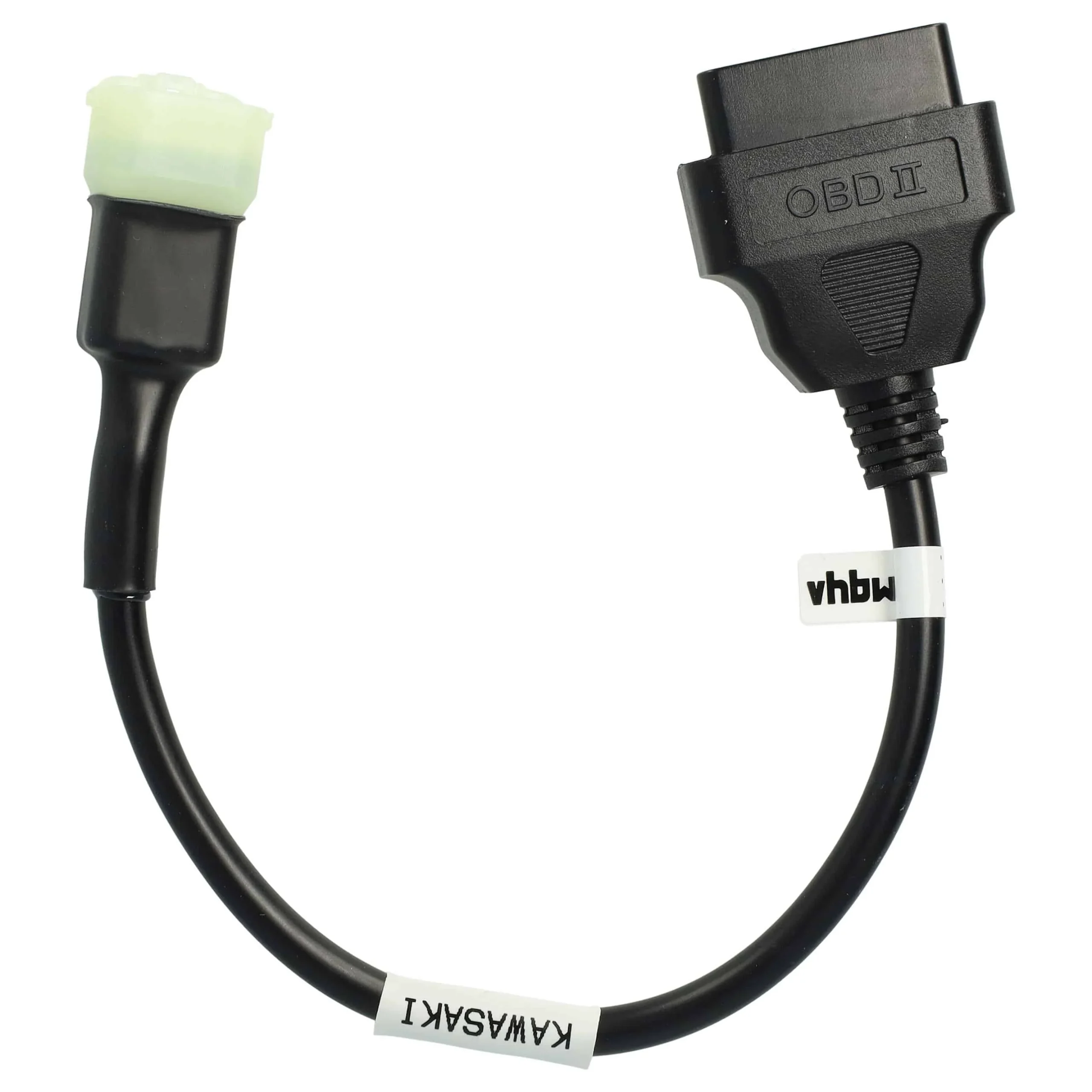 Adaptateur OBD2 6 broches vers OBD2 16 pin pour moto Kawasaki H2 (depuis 2017), Z900 (après 2017), Z900RS (apr - Câbles et adaptateurs