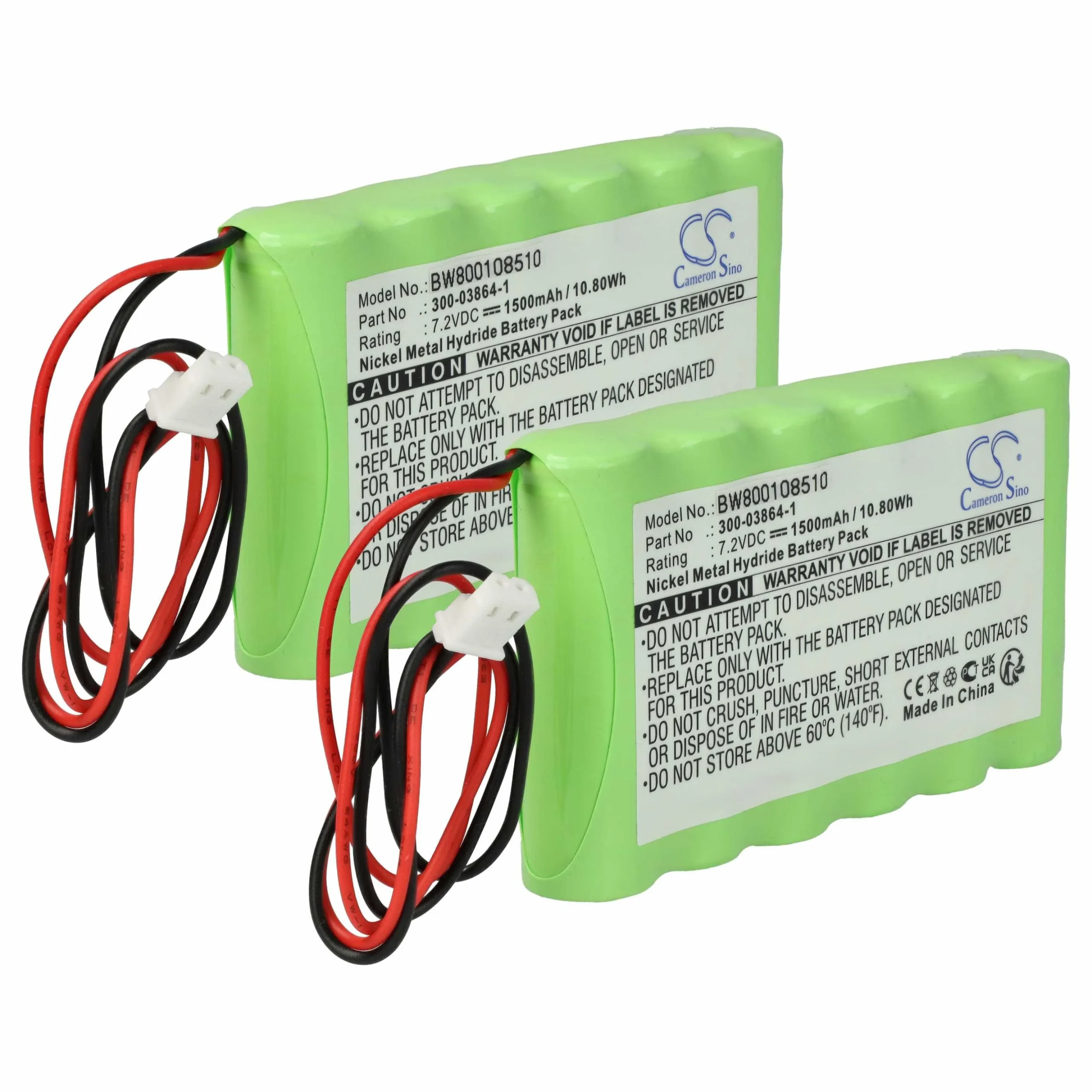 Batterie (2 pcs.) remplace Bentel BW-B72K pour ordinateur mobile PDA ADI - 1500mAh