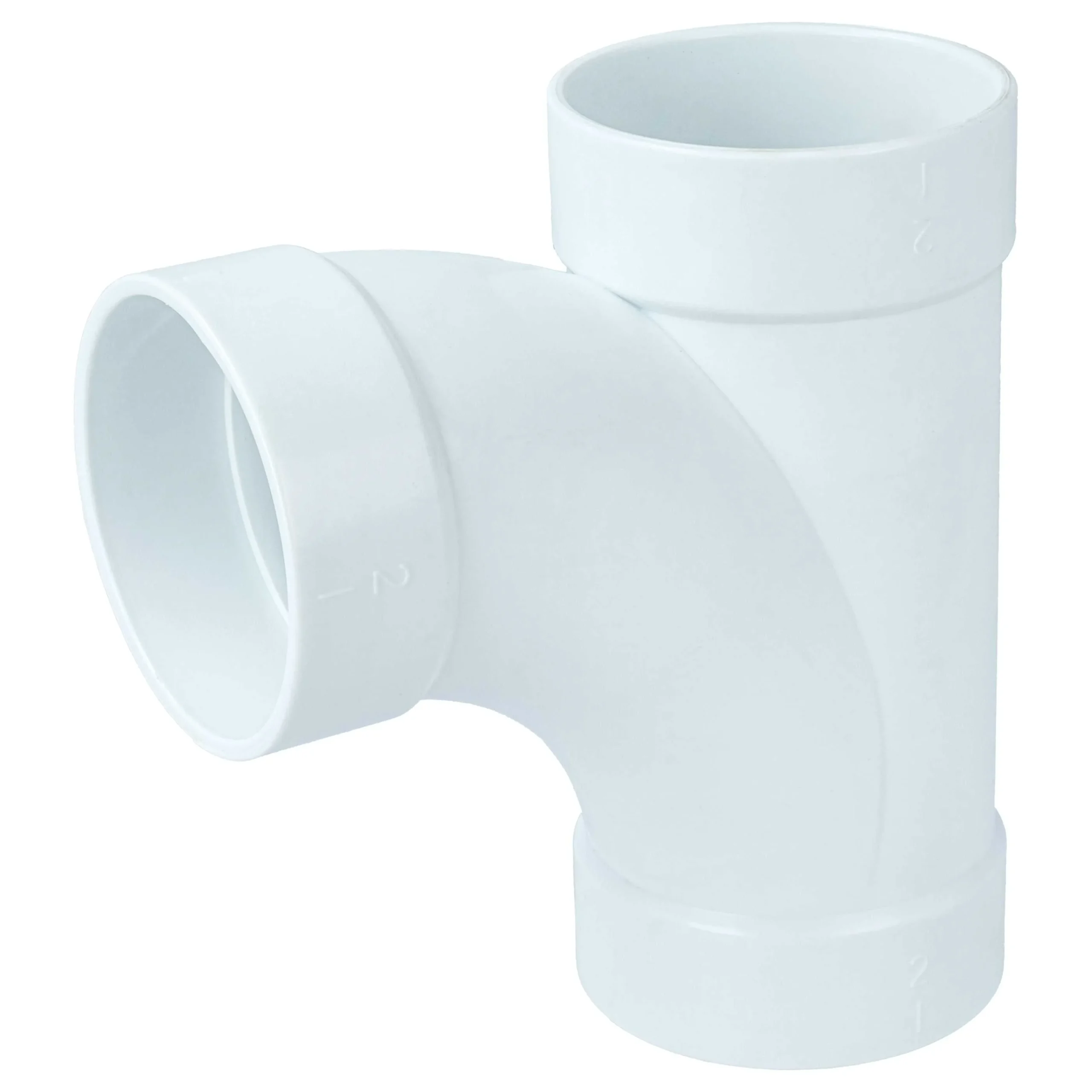 vhbw raccord T en PVC pour aspiration centrale 50,8 mm de diamètre / 2 '' système de tube rond - Accessoires pour aspirateur