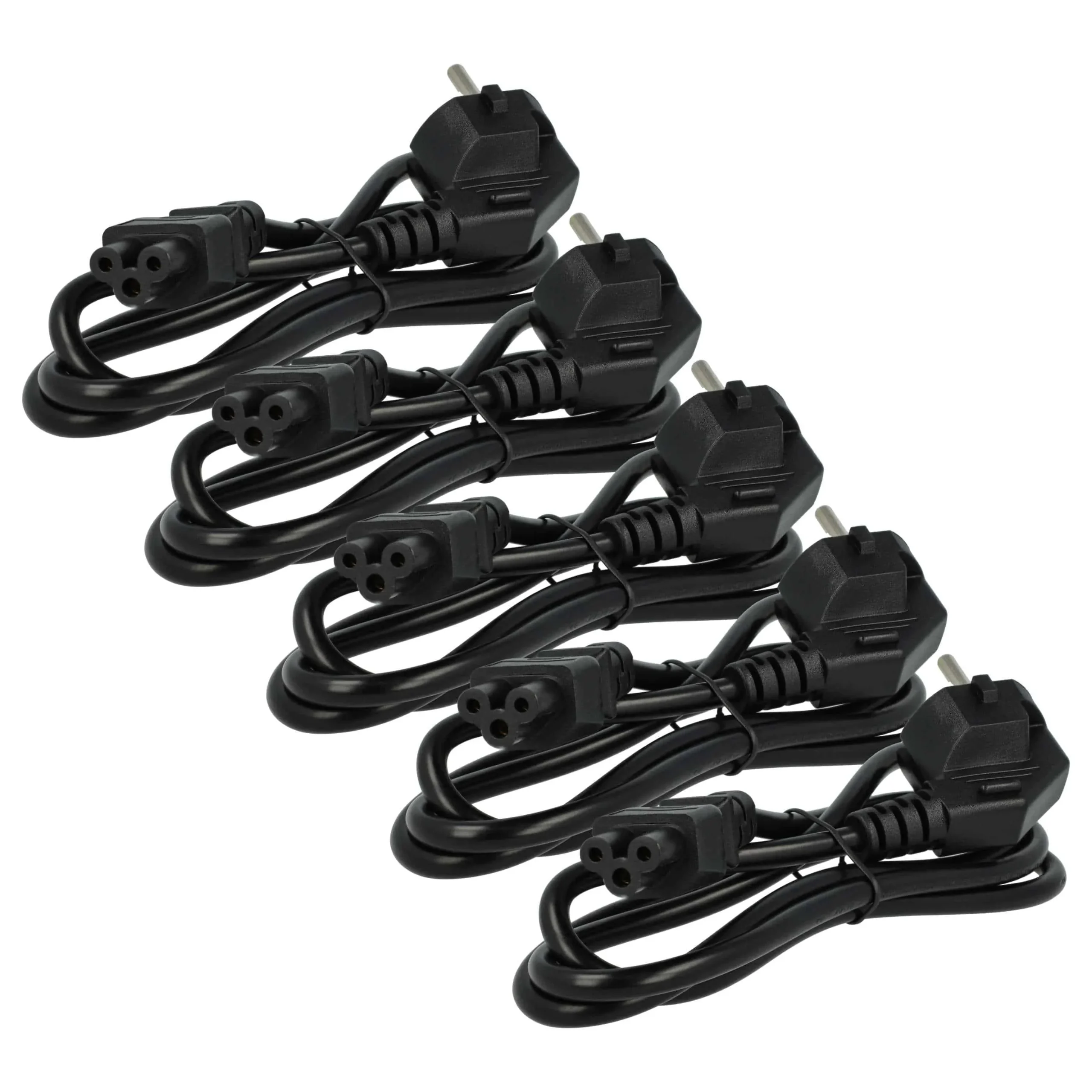5x Câbles d'alimentation C5 prise Euro pour robot aspirateur Vorwerk VR300 - 1,2m