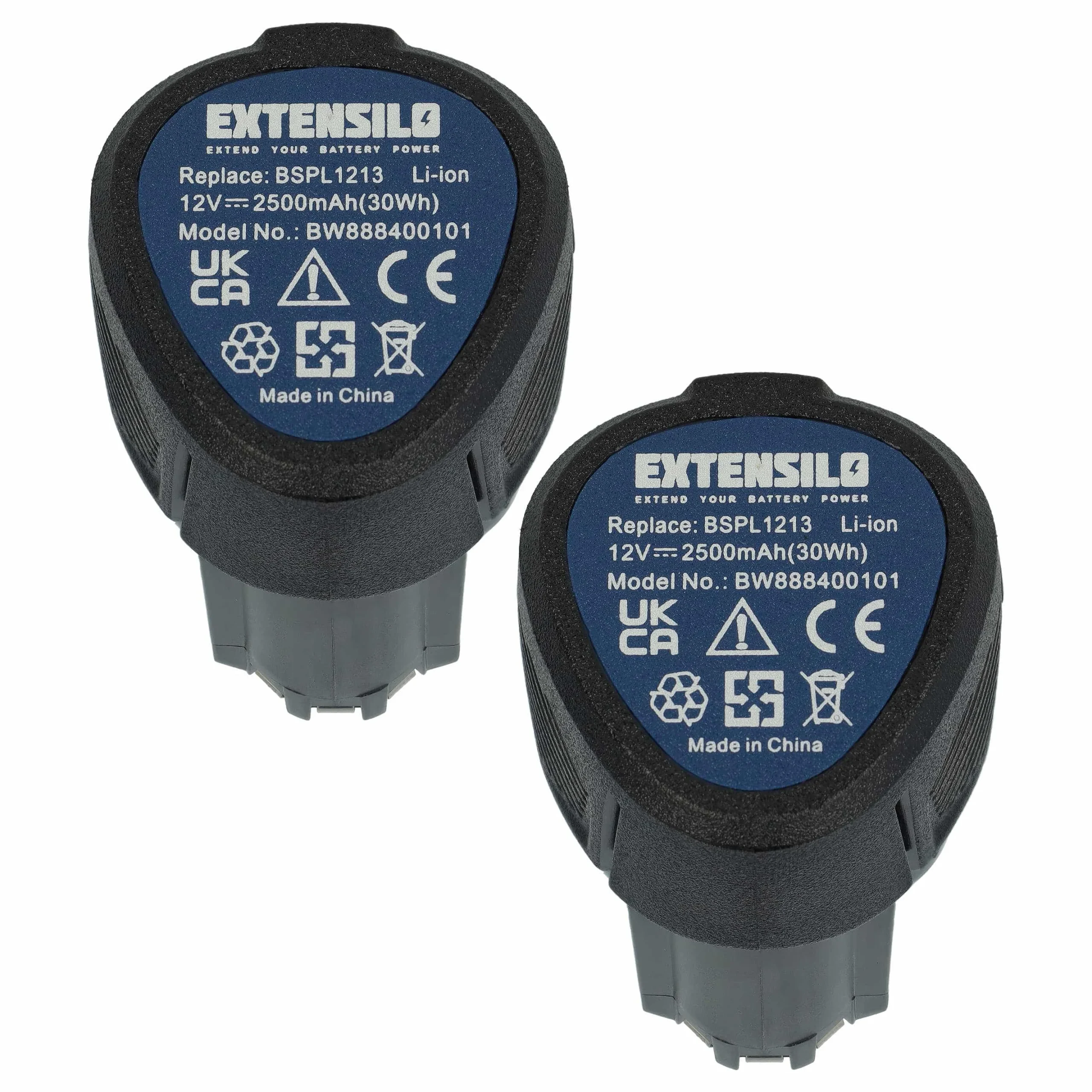 Batterie (2 pcs.) remplace Hendi 936795 outil électrique Hendi - 2,5Ah 12V Li-ion