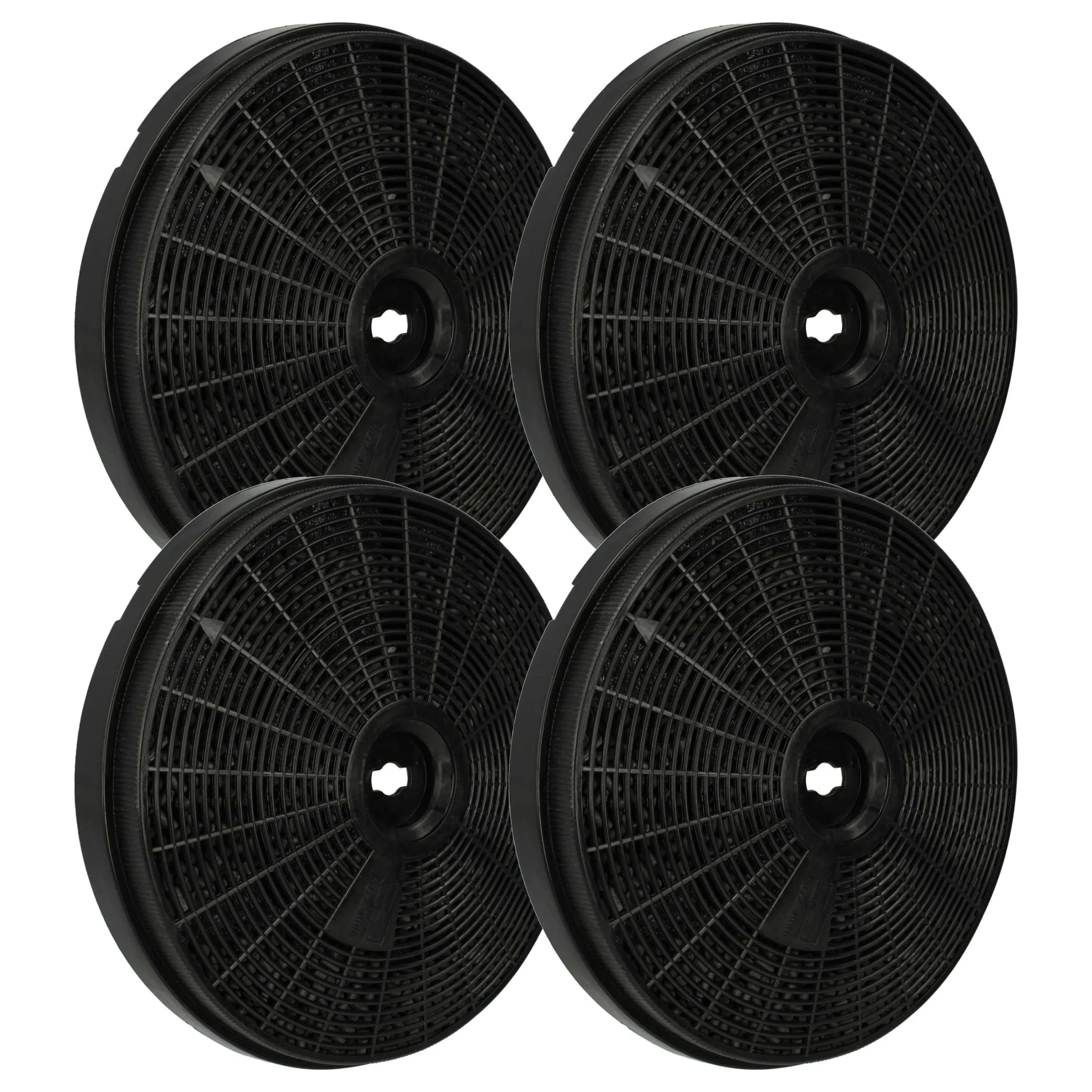 4x Filtres à charbon actif remplace Gorenje 127024 pour hotte Bauknecht - Accessoires appareils ménagers
