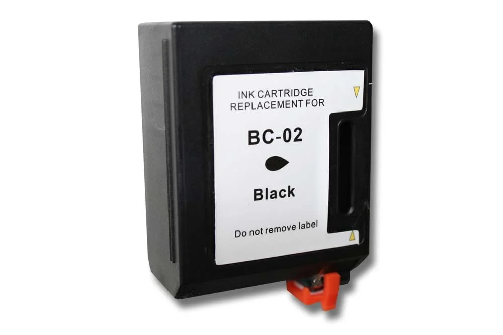 Cartouche remplace Canon BC-01, BX-02, BC-02 pour imprimante Canon - noir remanufacturée 23ml