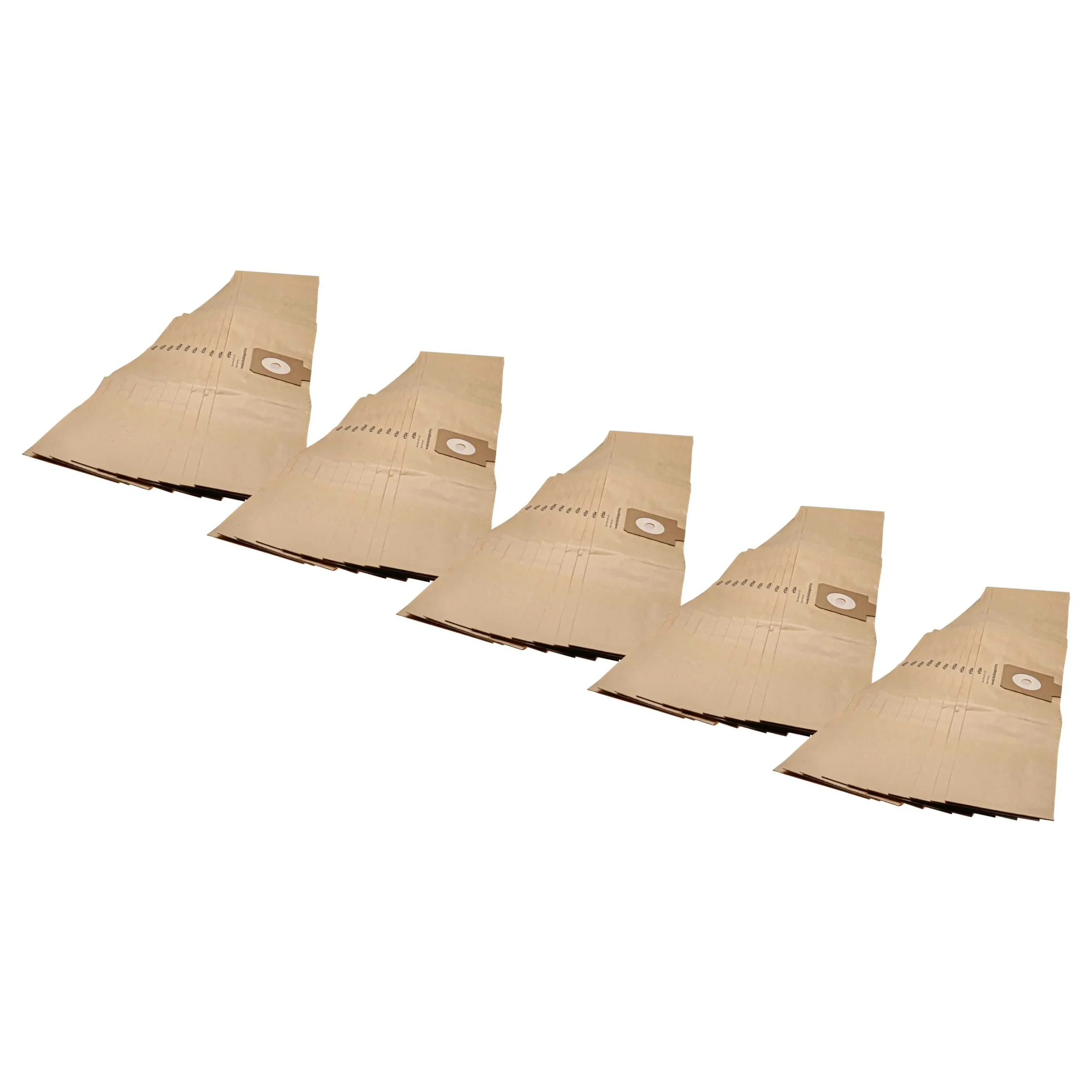 50x Sac remplace Filterclean 11, K7, E10 pour aspirateur Ergo - papier