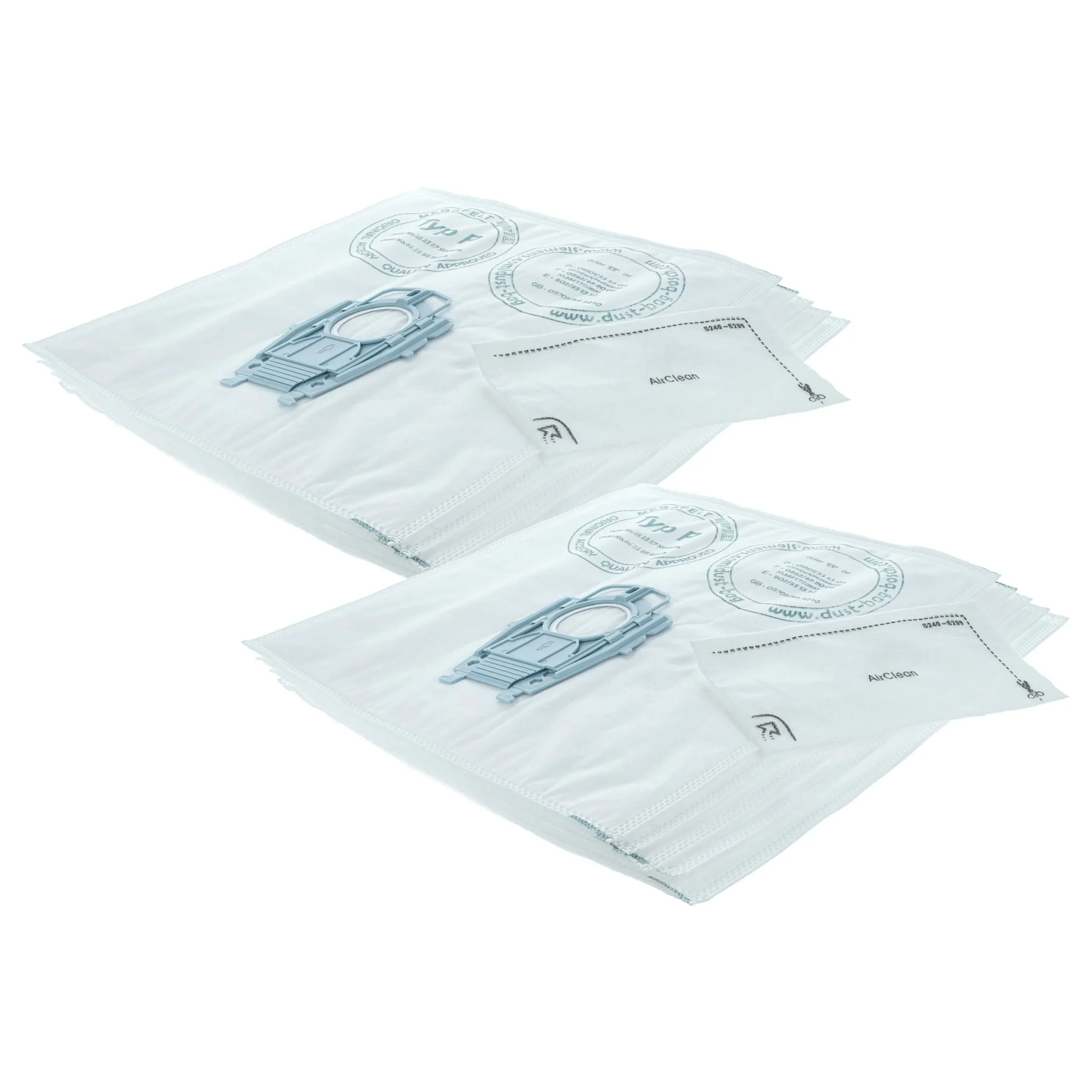 Kit filtre + sac 12 pcs remplace Bosch 00462588, 00461708, 00462587, 00461349, 00461707 pour aspirateur Bosch - Accessoires pour aspirateur