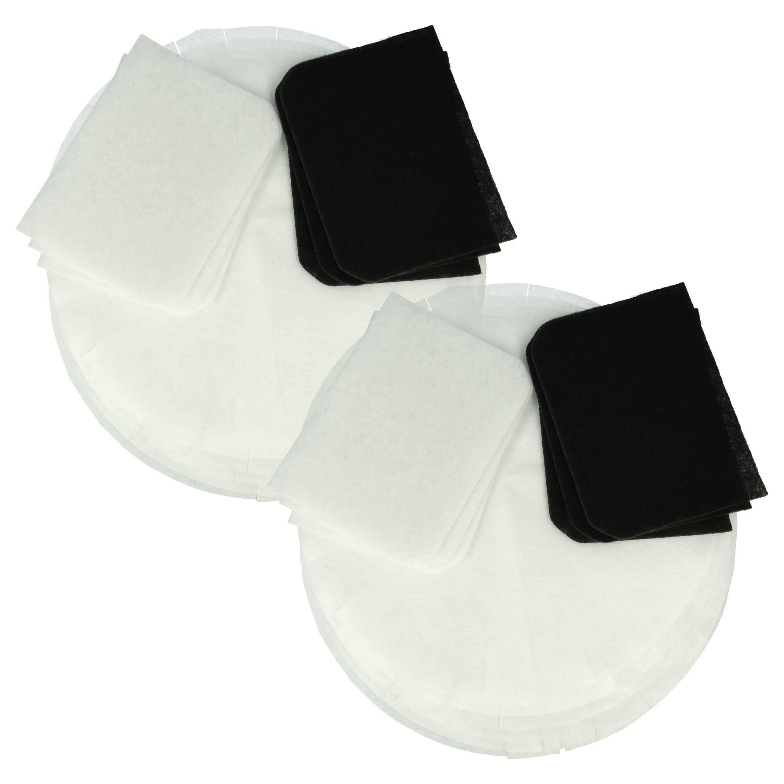 12x filtre papier, 6x filtre à graisses, 6x filtre à charbon actif remplace DeLonghi 5512510041 pour friteuse - Filtres