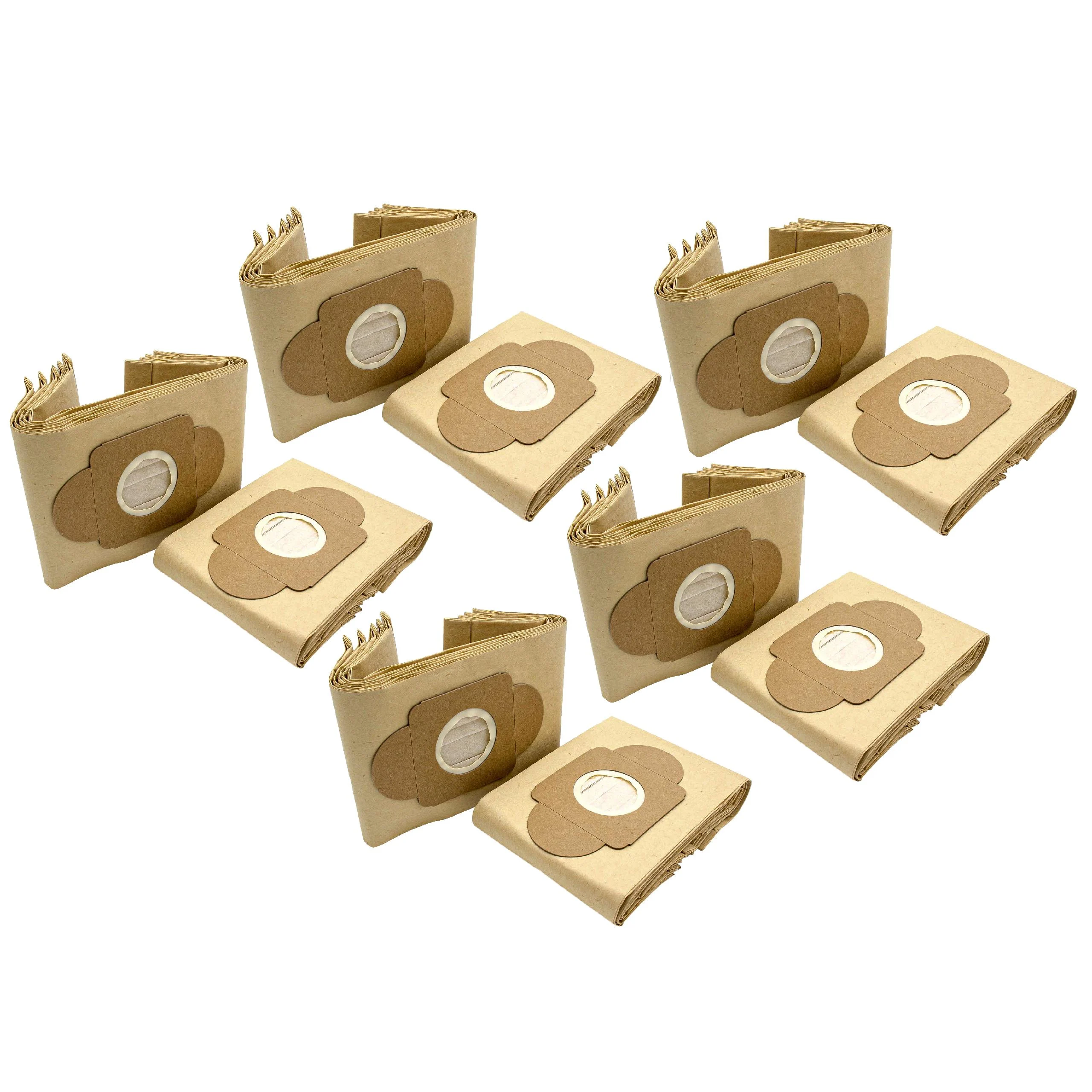 50x Sac pour aspirateur Ghibli, Elfo, Wetrok 18 - papier