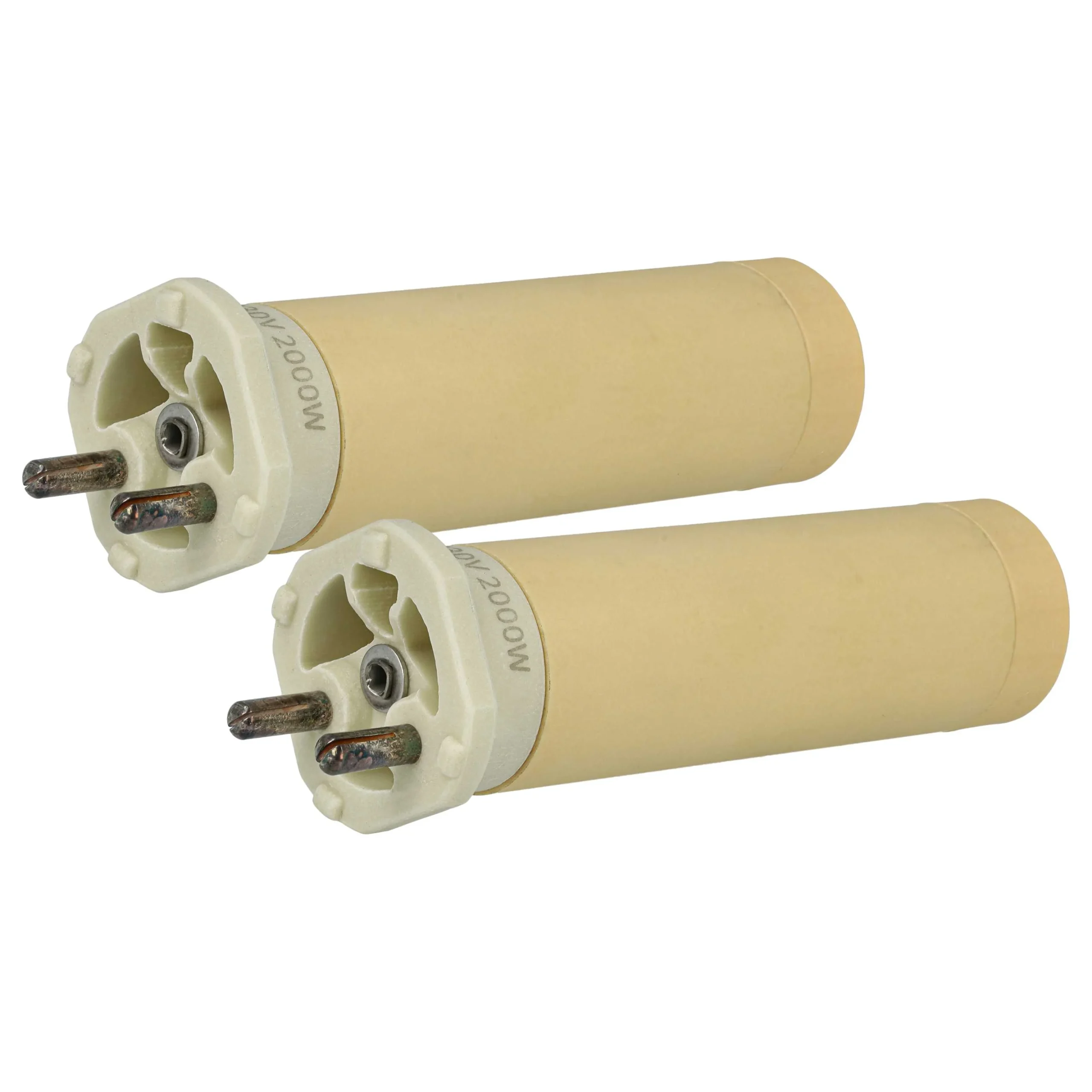 2x Élément chauffant remplace Leister 107.61 pour soufflerie à air chaud Leister - 2000 W, céramique