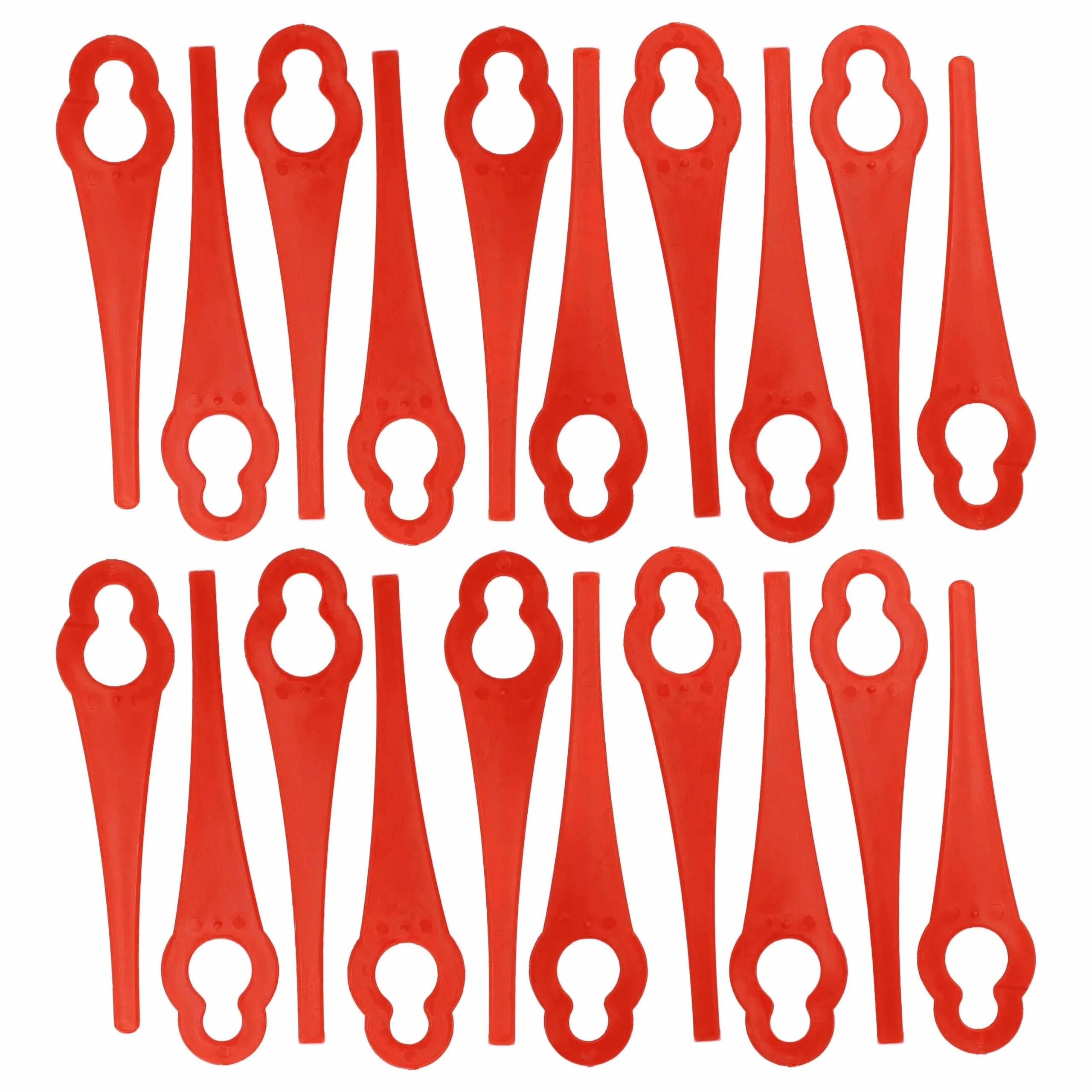20x Lames remplace ALM BQ026 pour débroussailleuse – Couteaux nylon / plastique, Rot - Accessoires pour outils