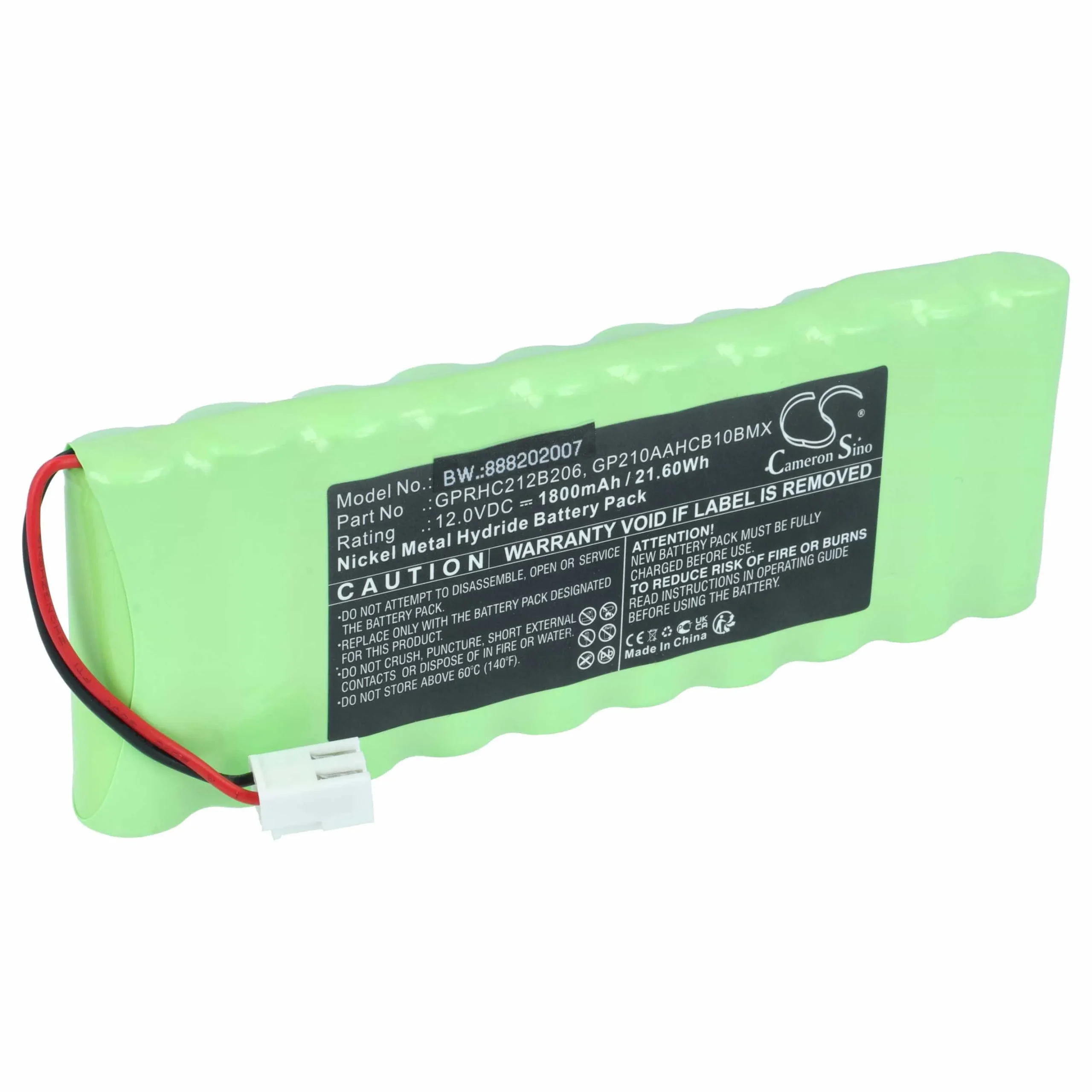 Batterie remplace Ansmann 2412-3011 pour motorisation de volet, porte, portail Roto - 1800mAh 12V NiMH