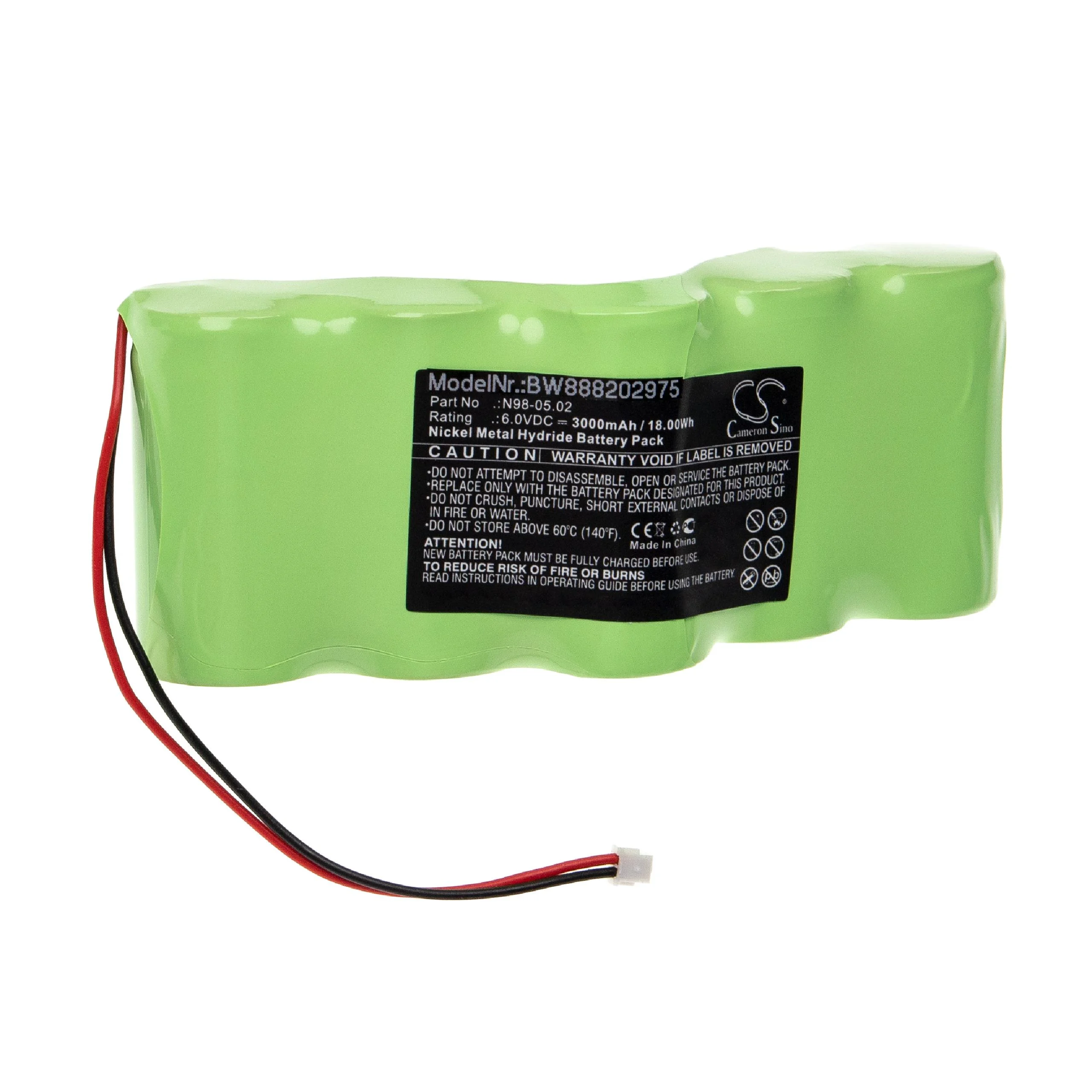 Batterie remplace Theis N98-05.02 outil de mesure Theis - 3000mAh 6V NiMH