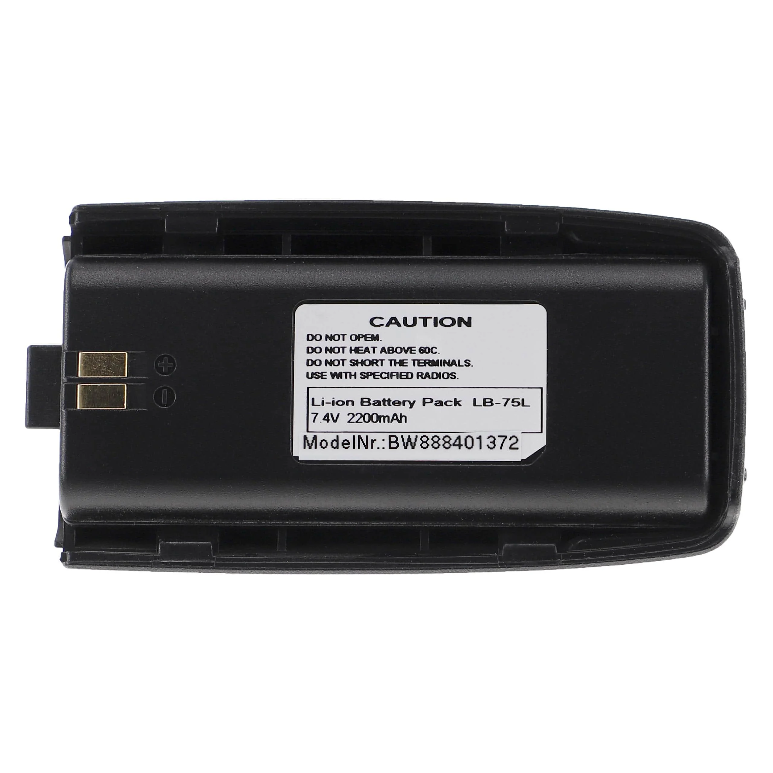 Batterie remplace LB-75L pour radio talkie-walkie Retevis- 2200mAh 7,4V Li-ion