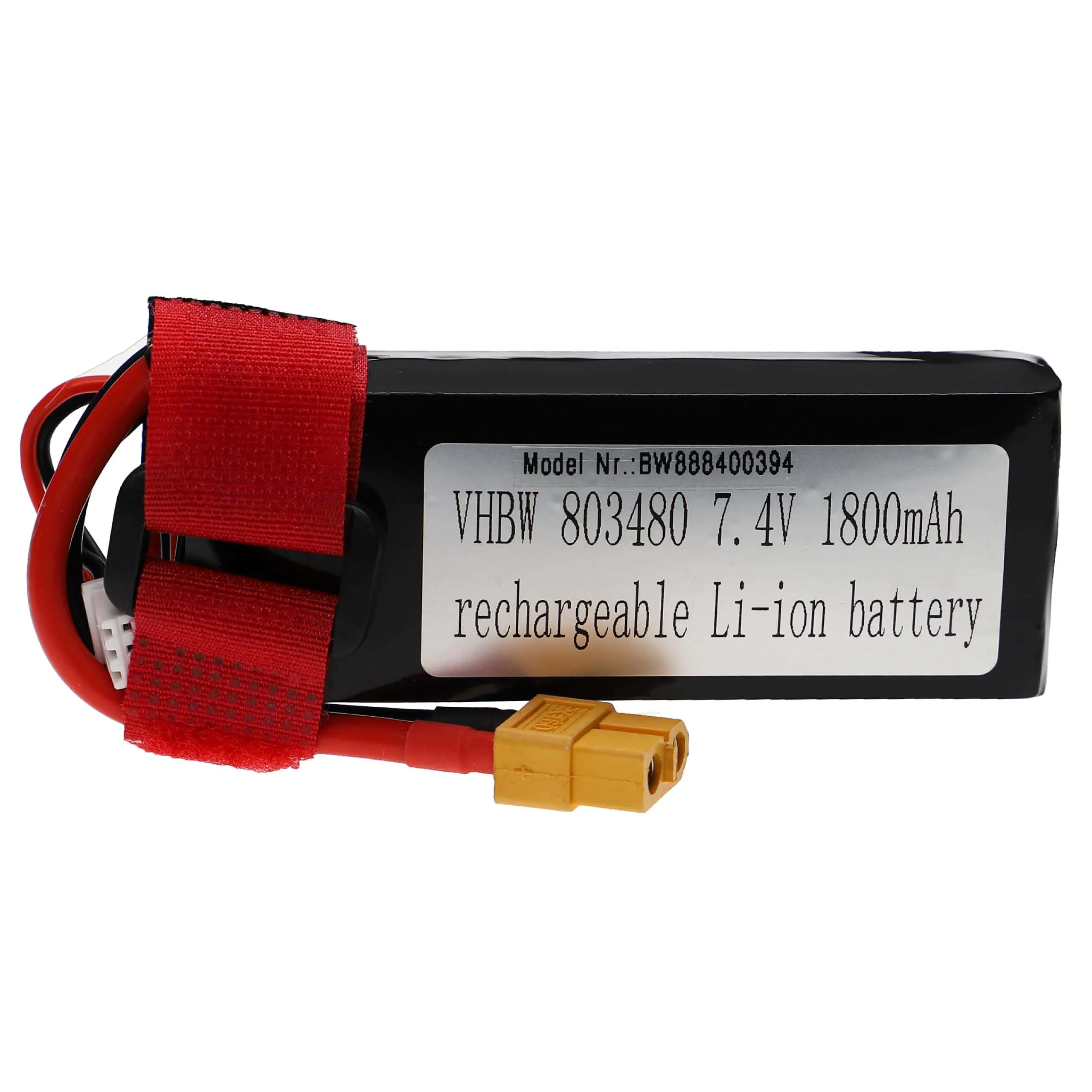 Batterie modèle radio-télécommandé - 1800mAh 7,4V Li-polymère, XT60