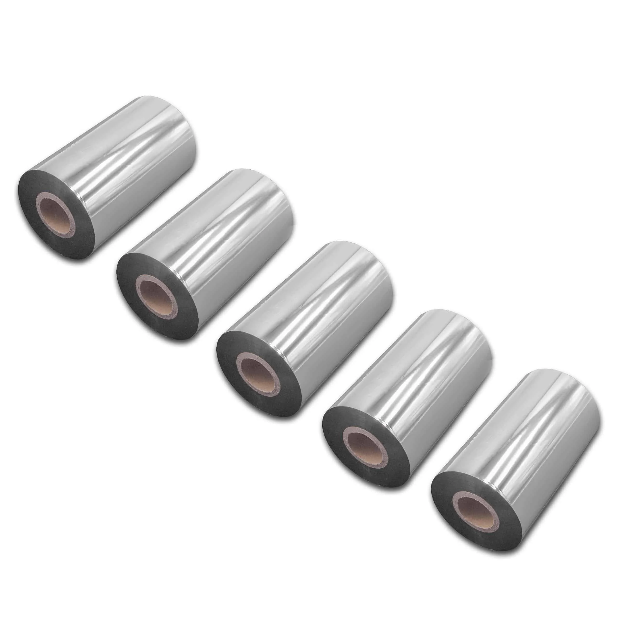 5x Ruban de transfert thermique pour imprimante Godex, Printronix, TSC, Valentin - 110 mm x 300 m, résine/cire