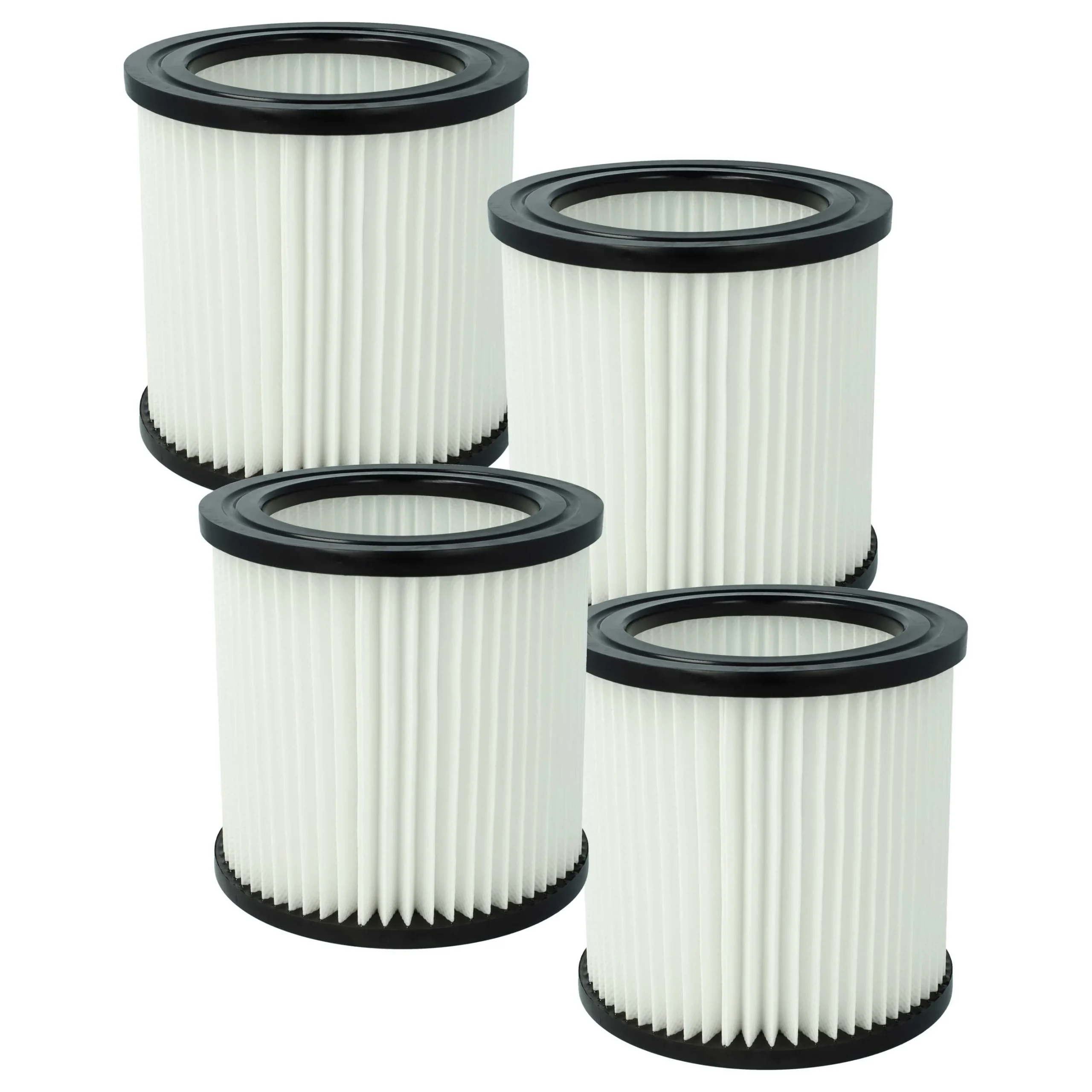4x Filtre remplace Nilfisk 81943047 pour aspirateur - élément de filtrage