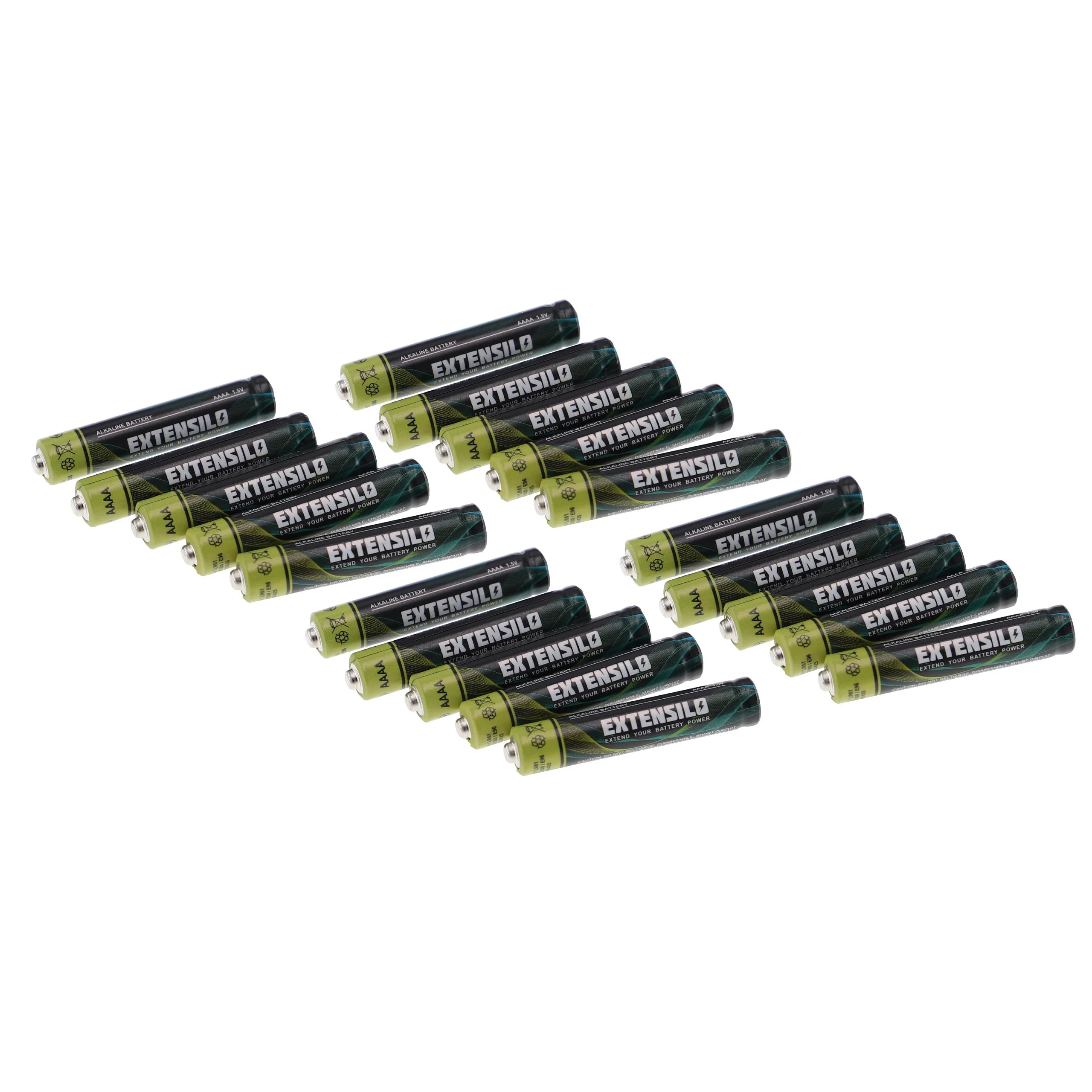 Pile (20 pcs.) AAAA - 550mAh 1,5V alcaline-manganèse